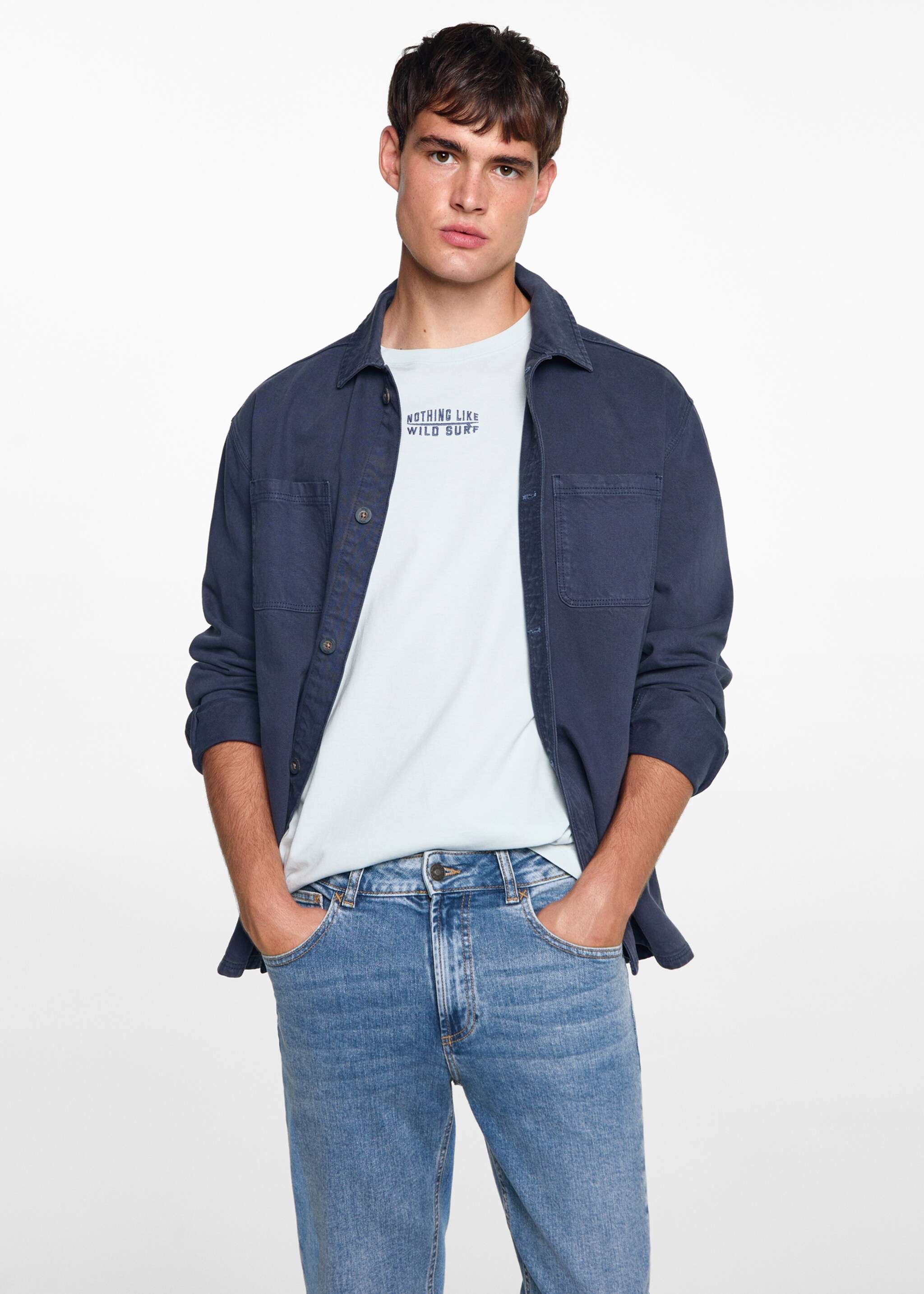 Slim-fit jeans - Medium plane