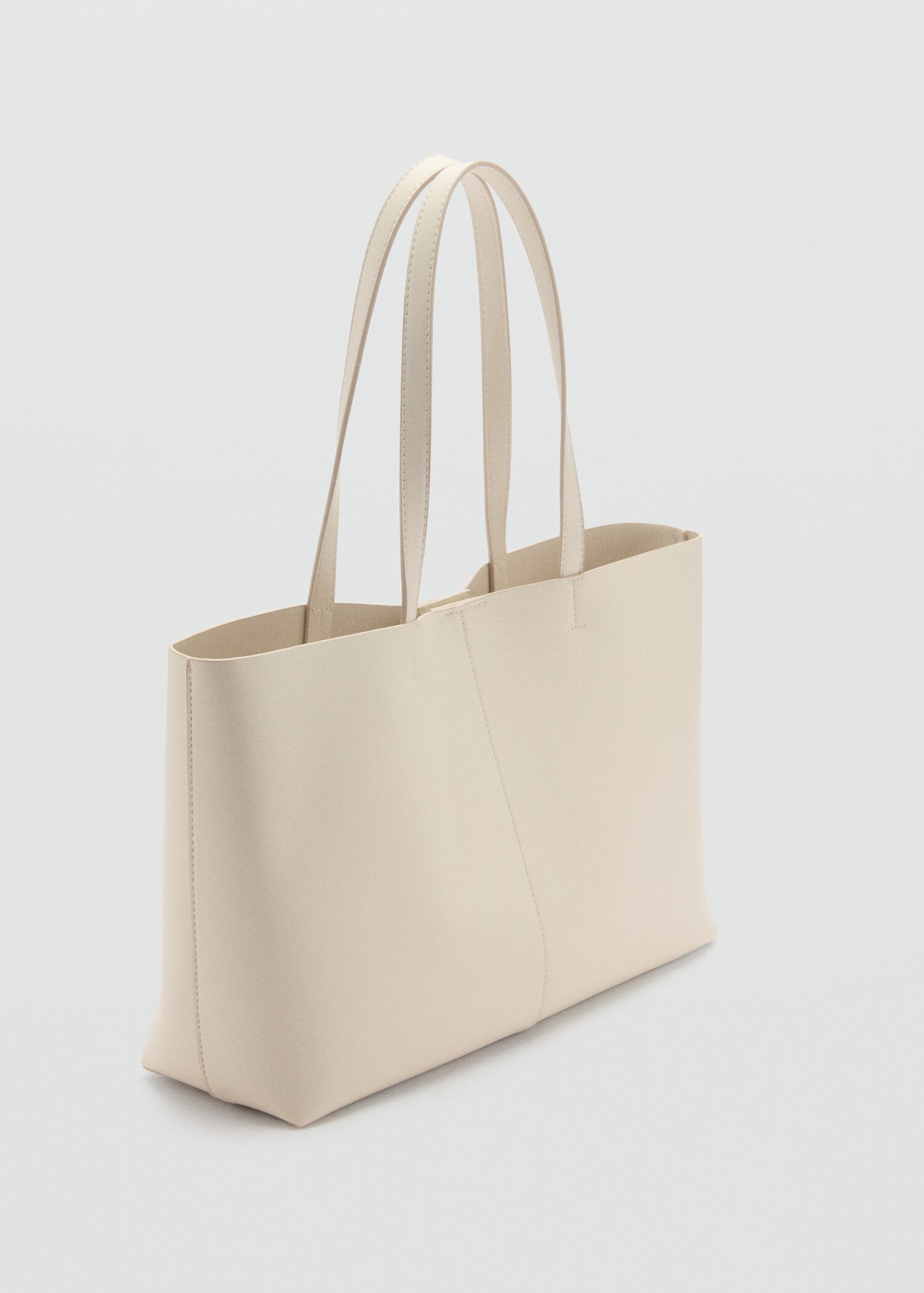 Sac shopper simili-cuir - Plan moyen