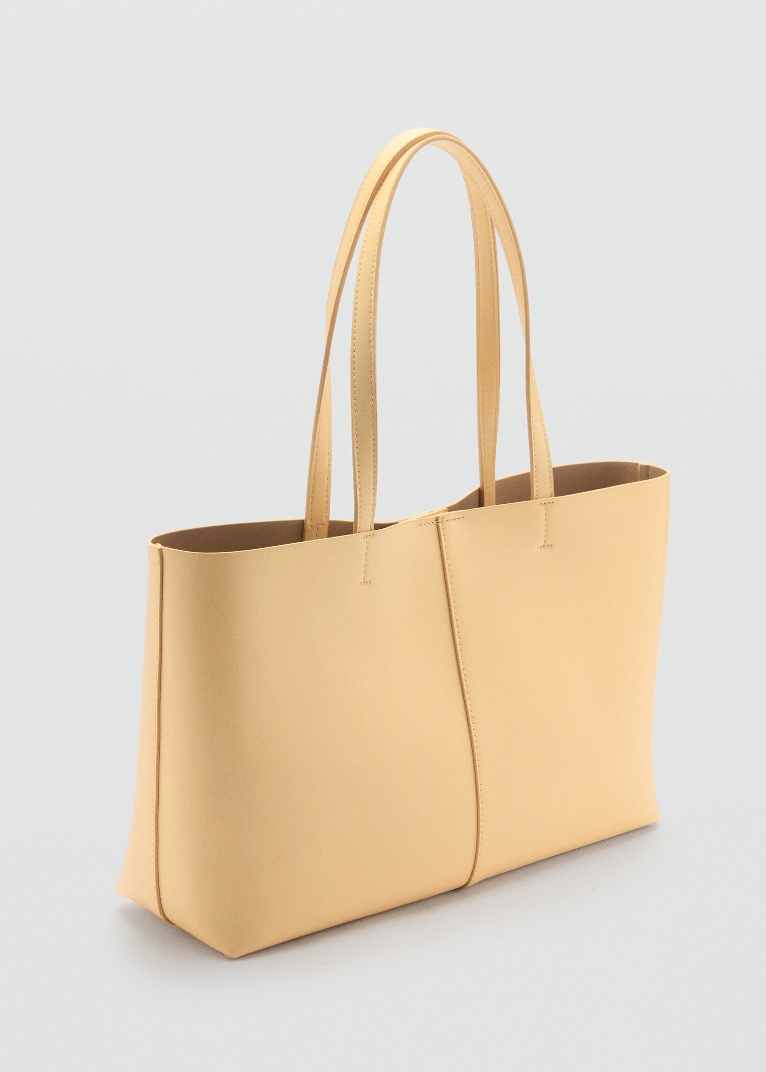 Sac shopper simili-cuir - Plan moyen