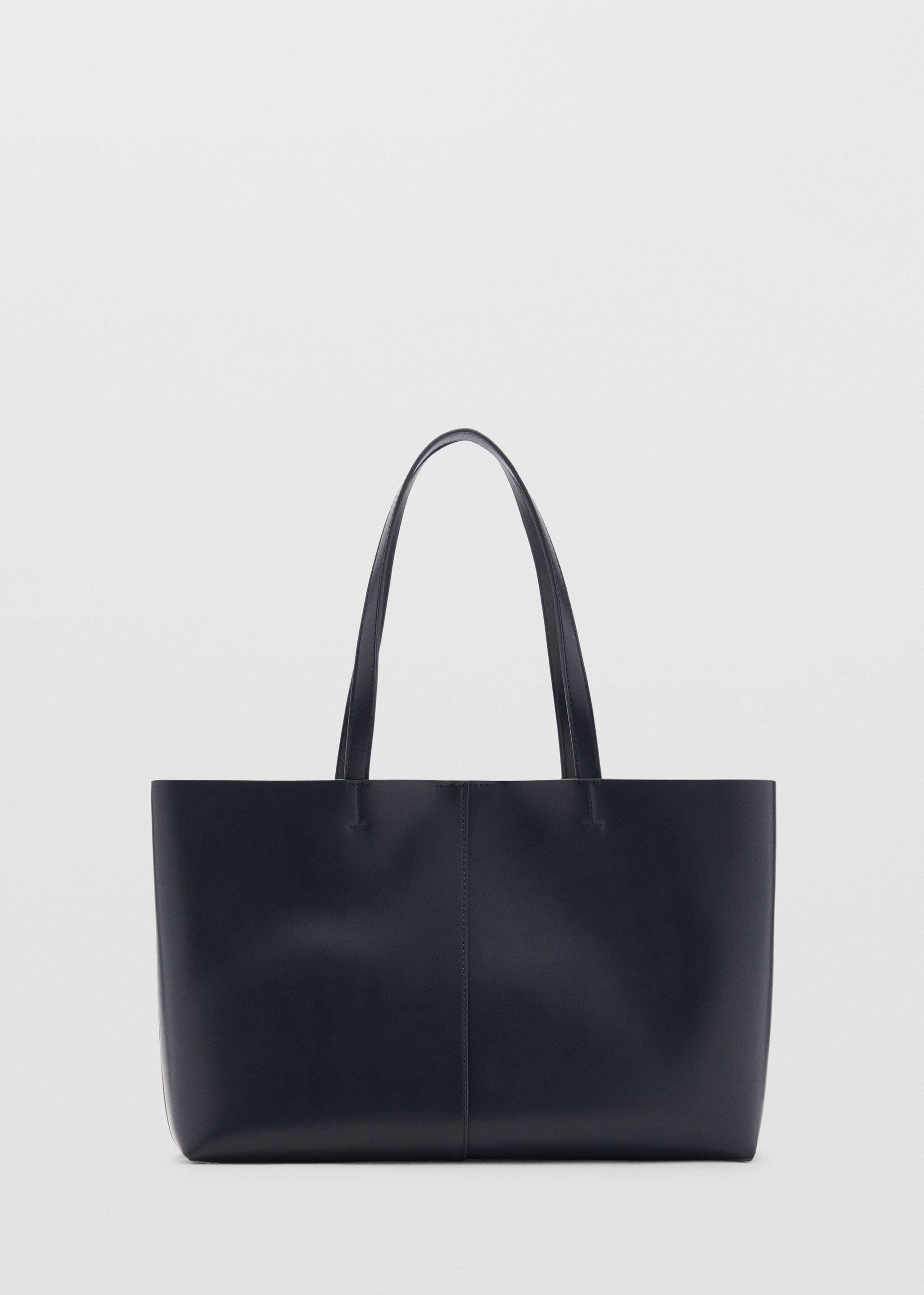 Leather-effect shopper bag - Article without model