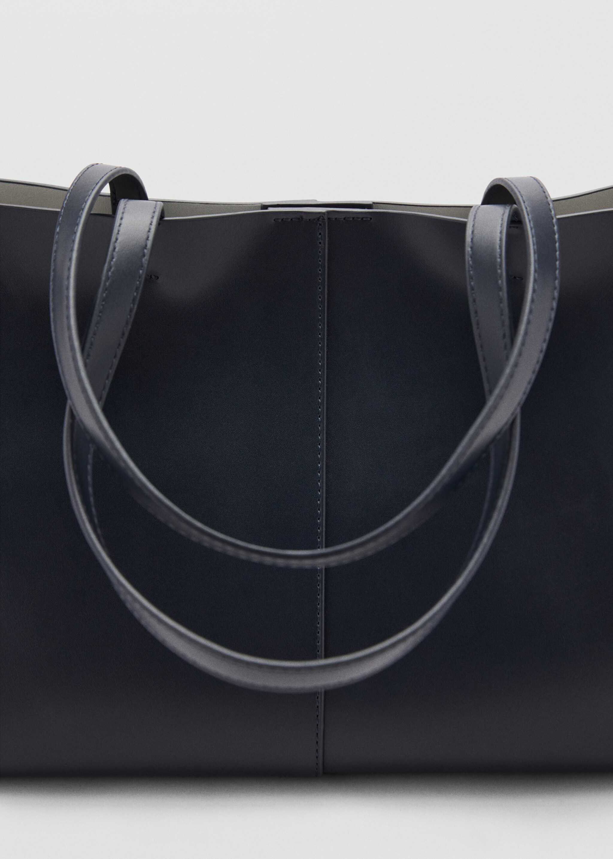 Leather-effect shopper bag - Details of the article 1