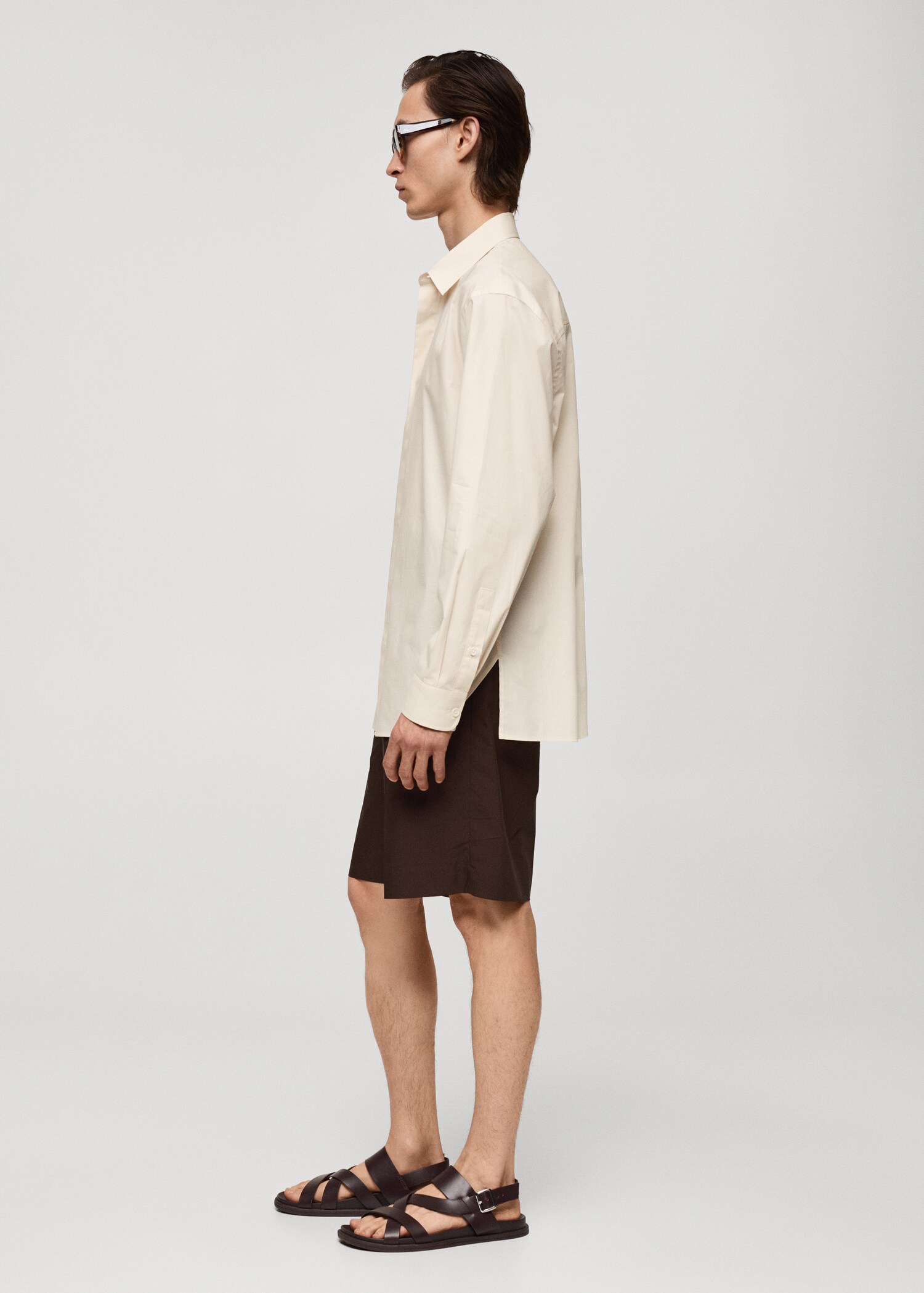 Regular-fit 100% cotton shirt - Details of the article 2