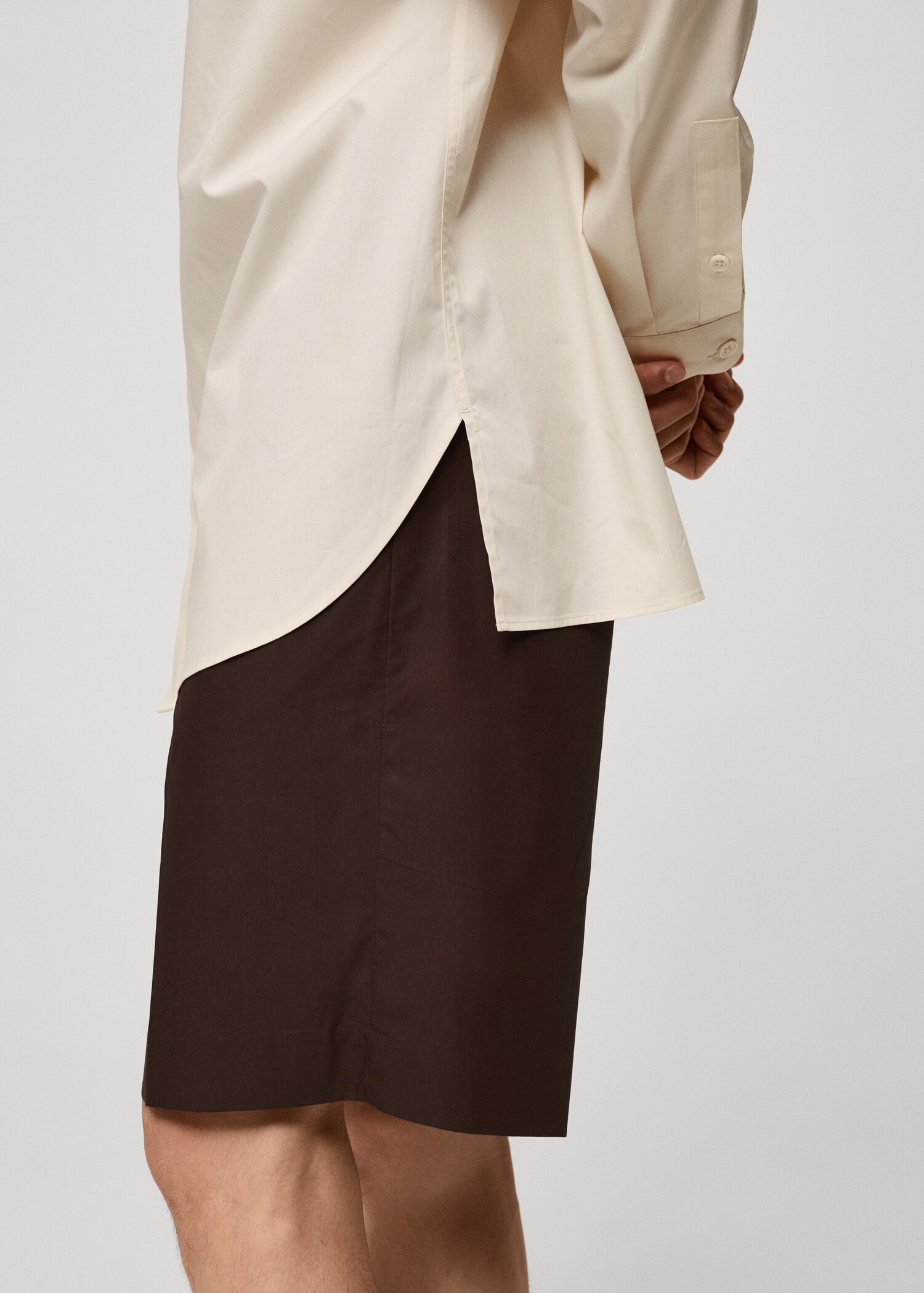 Regular-fit 100% cotton shirt - Details of the article 6