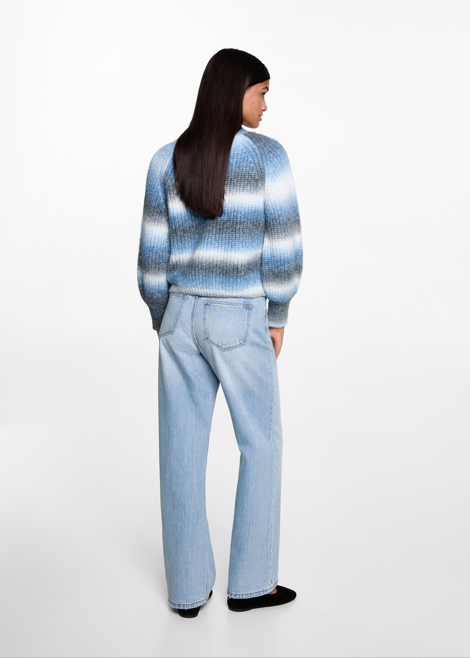 Jeans wideleg cordón - Reverso del artículo
