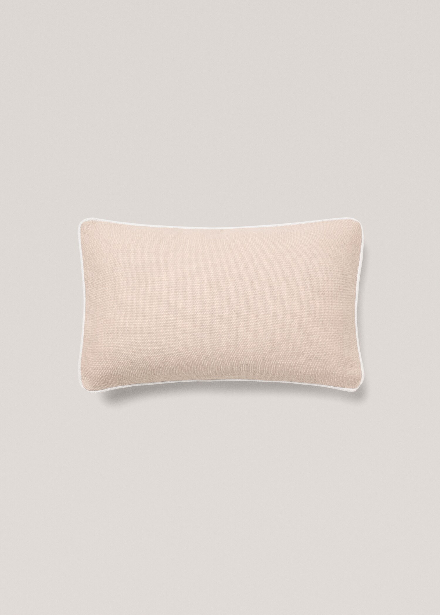 Cotton cushion cover with trim 30x50cm - Article without model