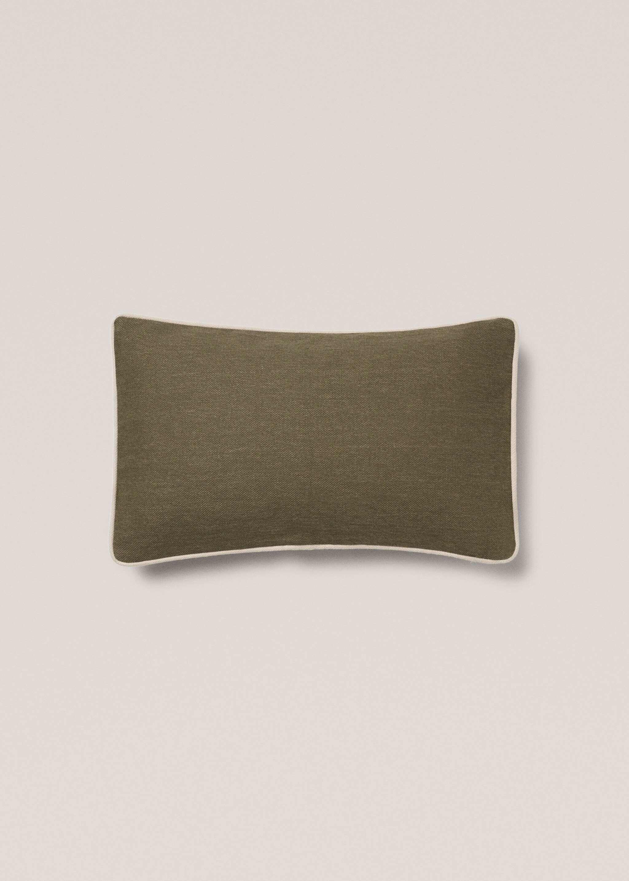 Kuddfodral i bomull bård 30x50 cm - Artikel utan modell