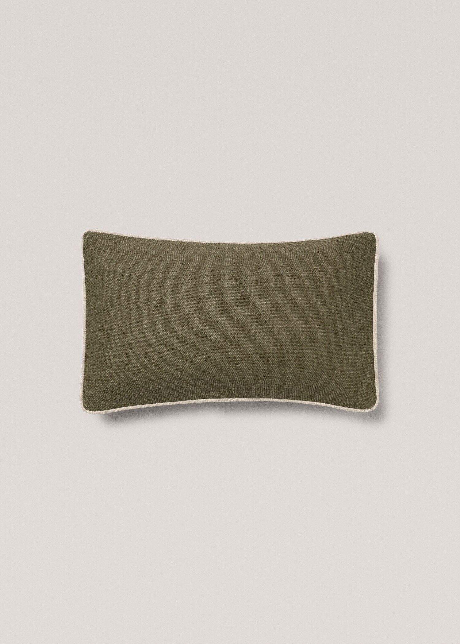 Cotton cushion cover with trim 30x50cm - Article without model