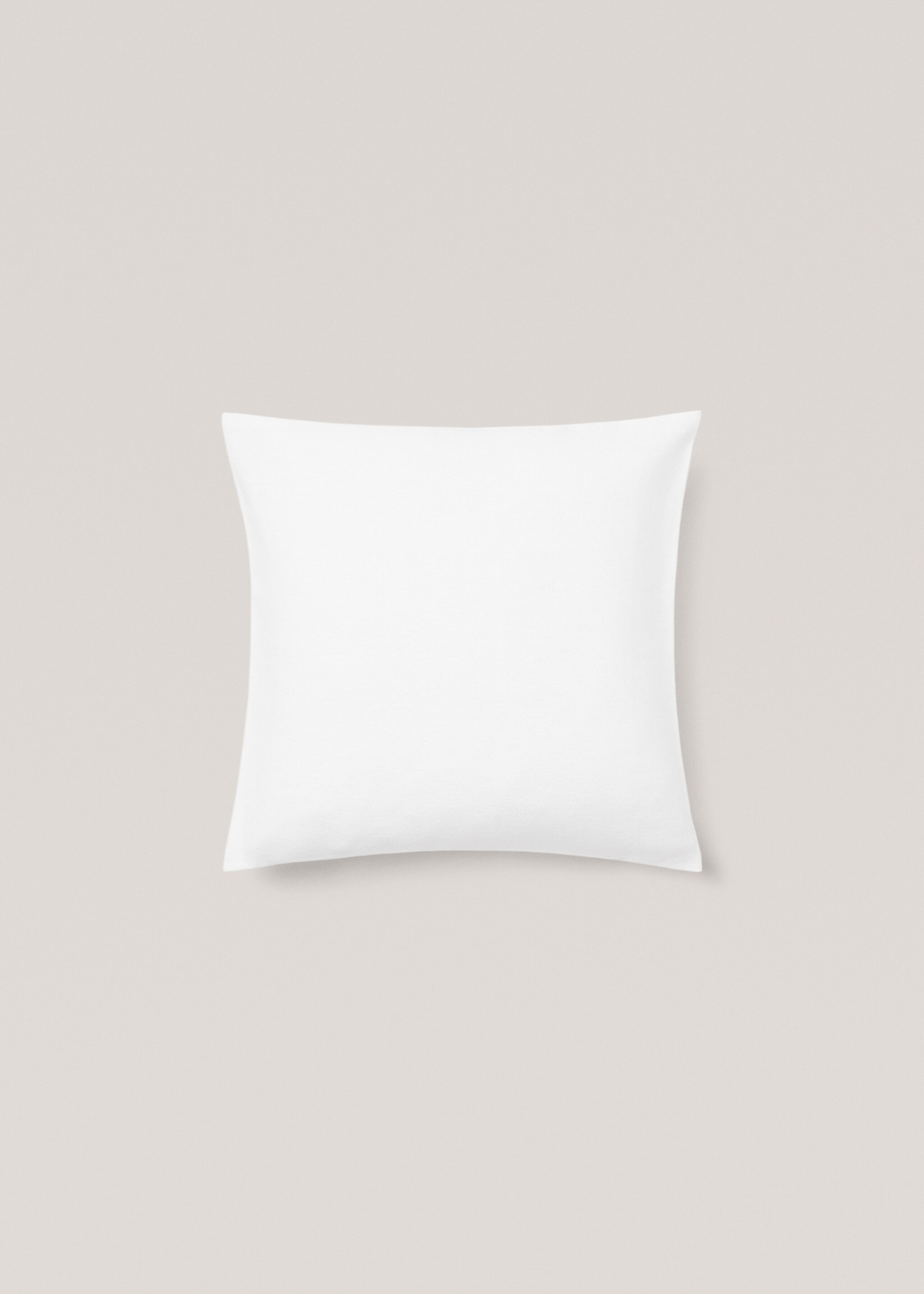 Kuddfodral i enfärgad bomull 45x45 cm - Artikel utan modell