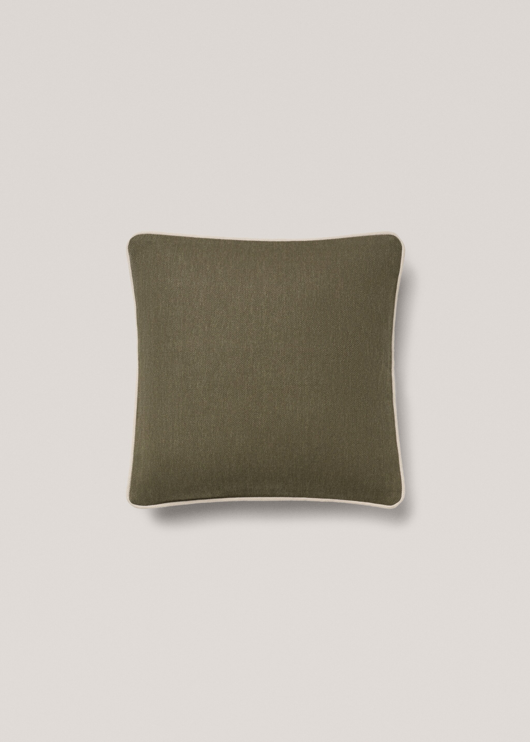 Kuddfodral i bomull bård 45x45 cm - Artikel utan modell