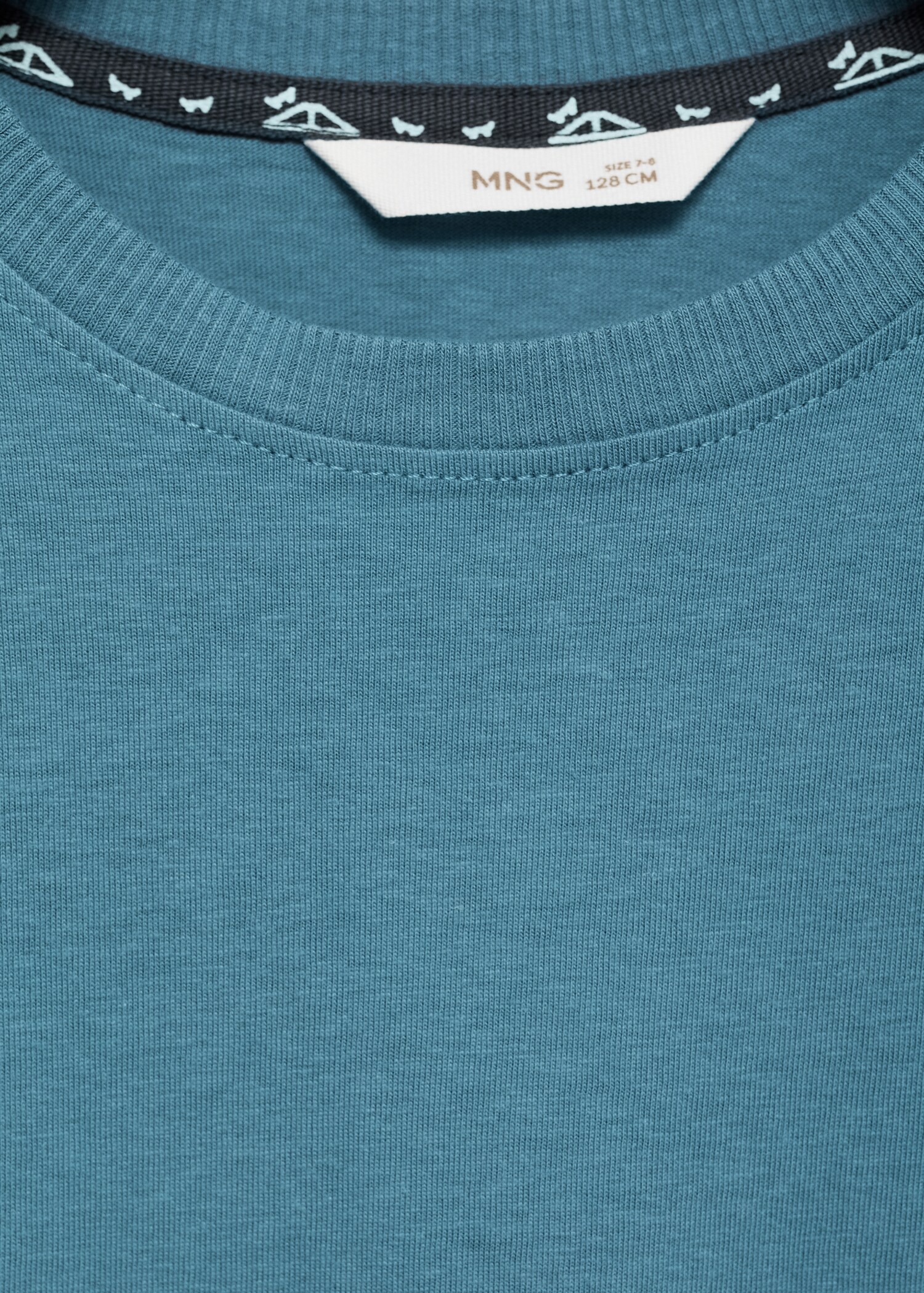 Printed cotton-blend T-shirt - Details of the article 8