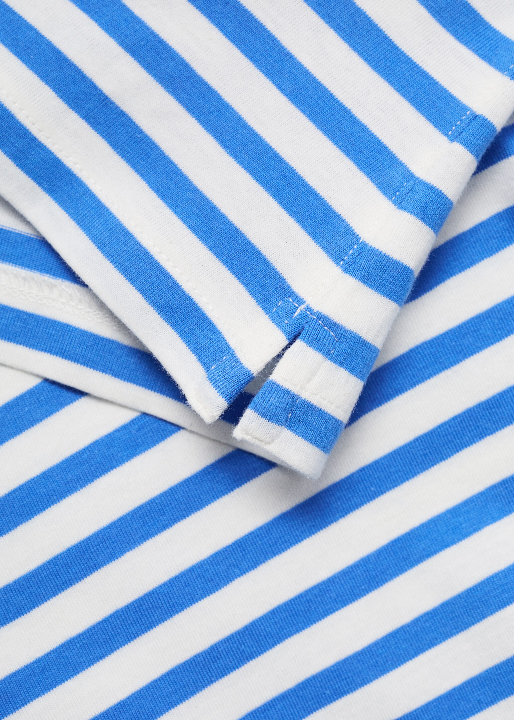 Striped cotton T-shirt - Details of the article 0
