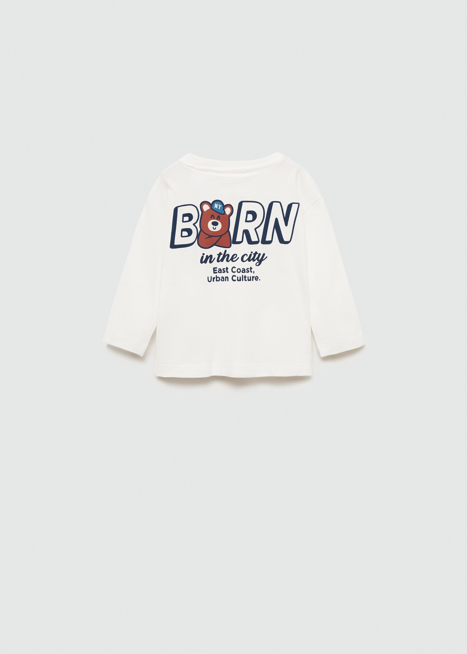 Bear printed t-shirt - Reverse of the article