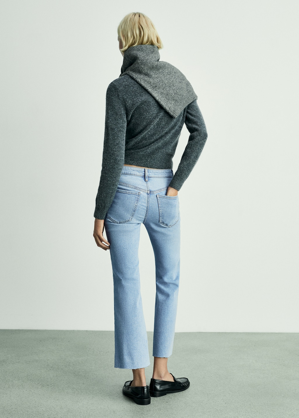 Sienna flared cropped jeans