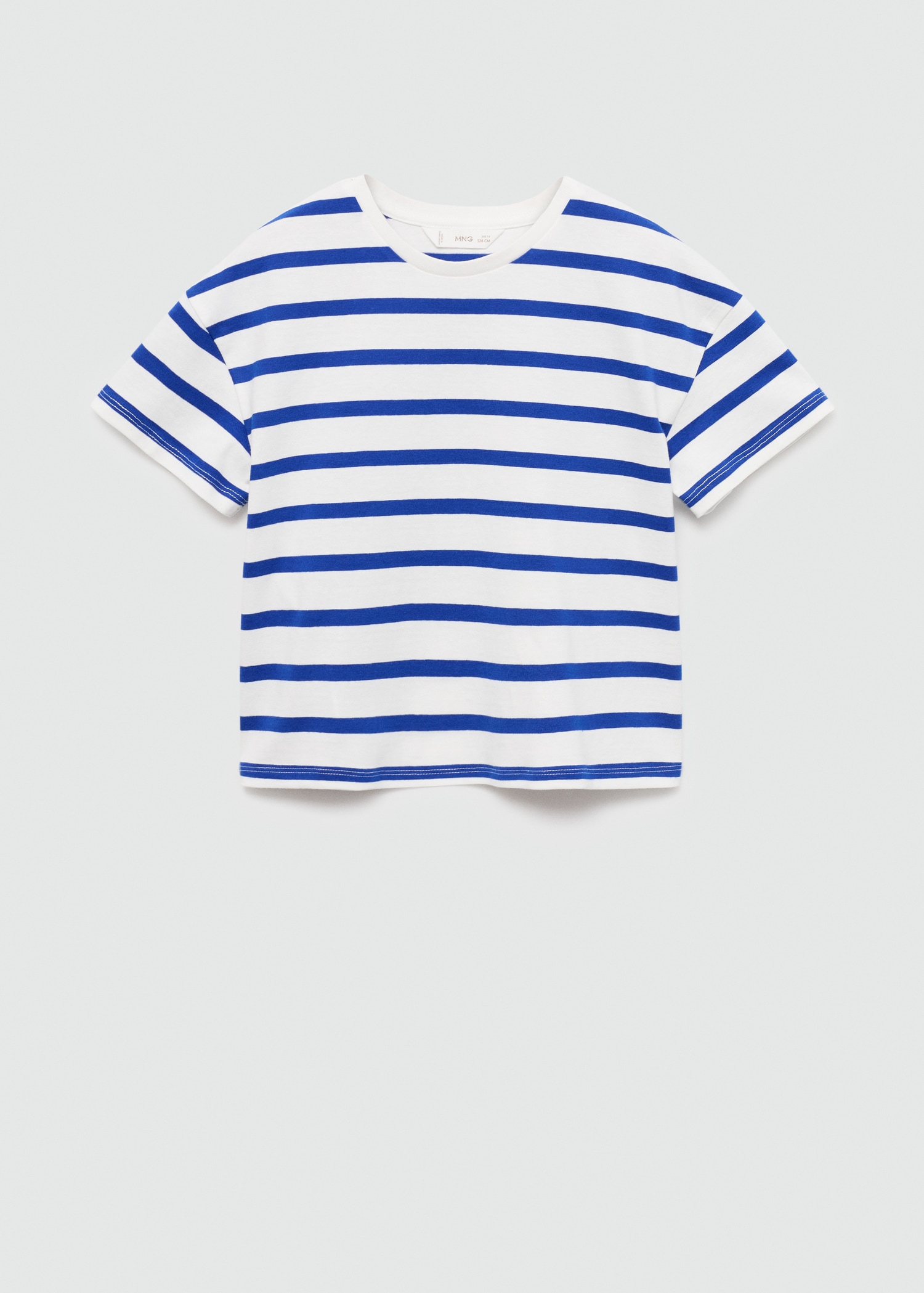 Striped cotton T-shirt - Article without model