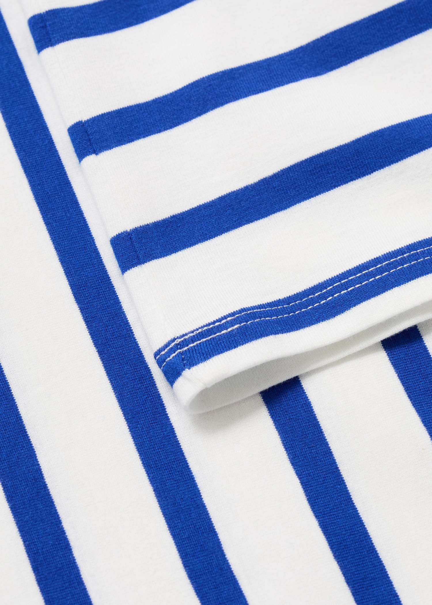 Striped cotton T-shirt - Details of the article 0