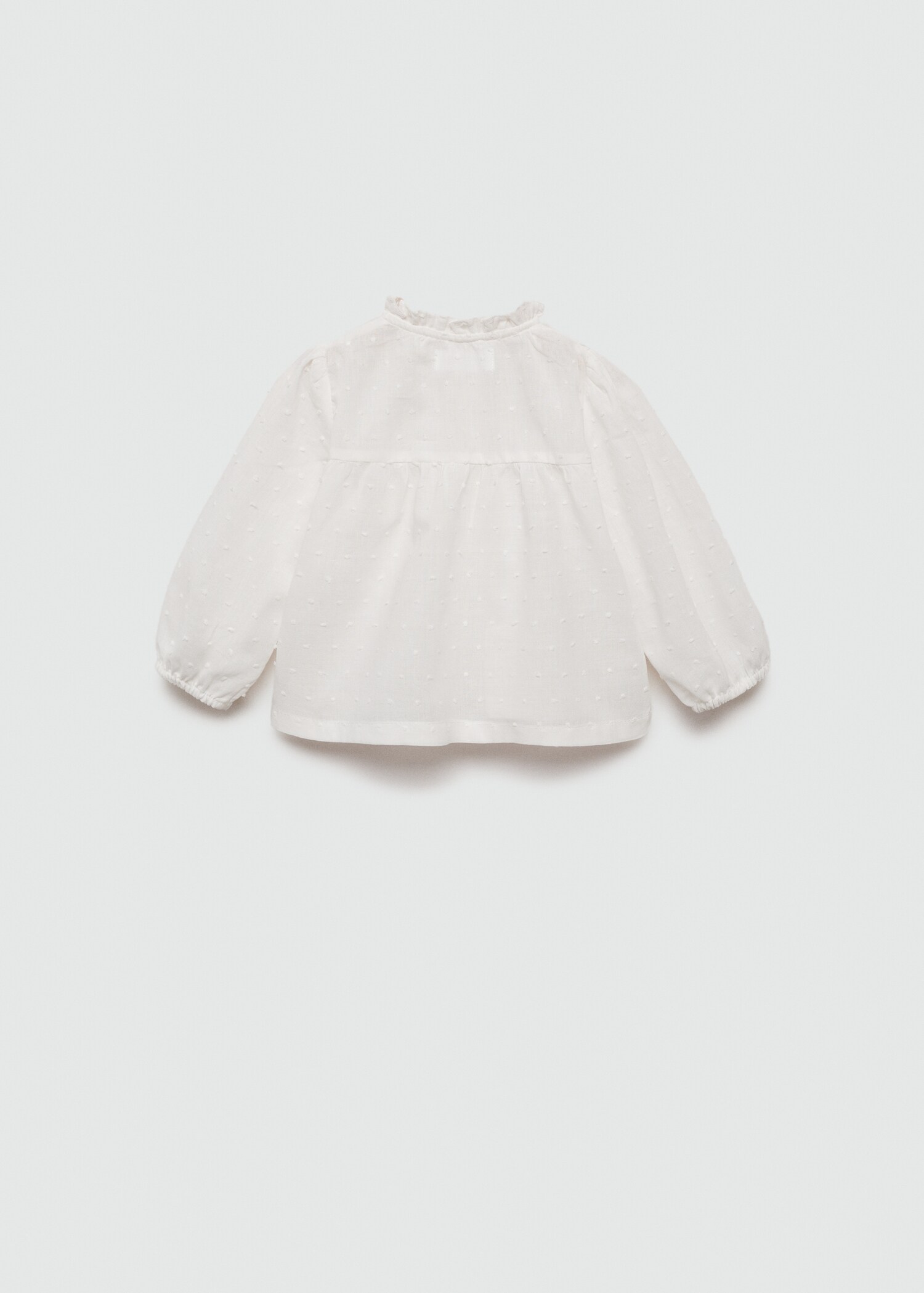 Blusa algodón plumeti - Reverso del artículo