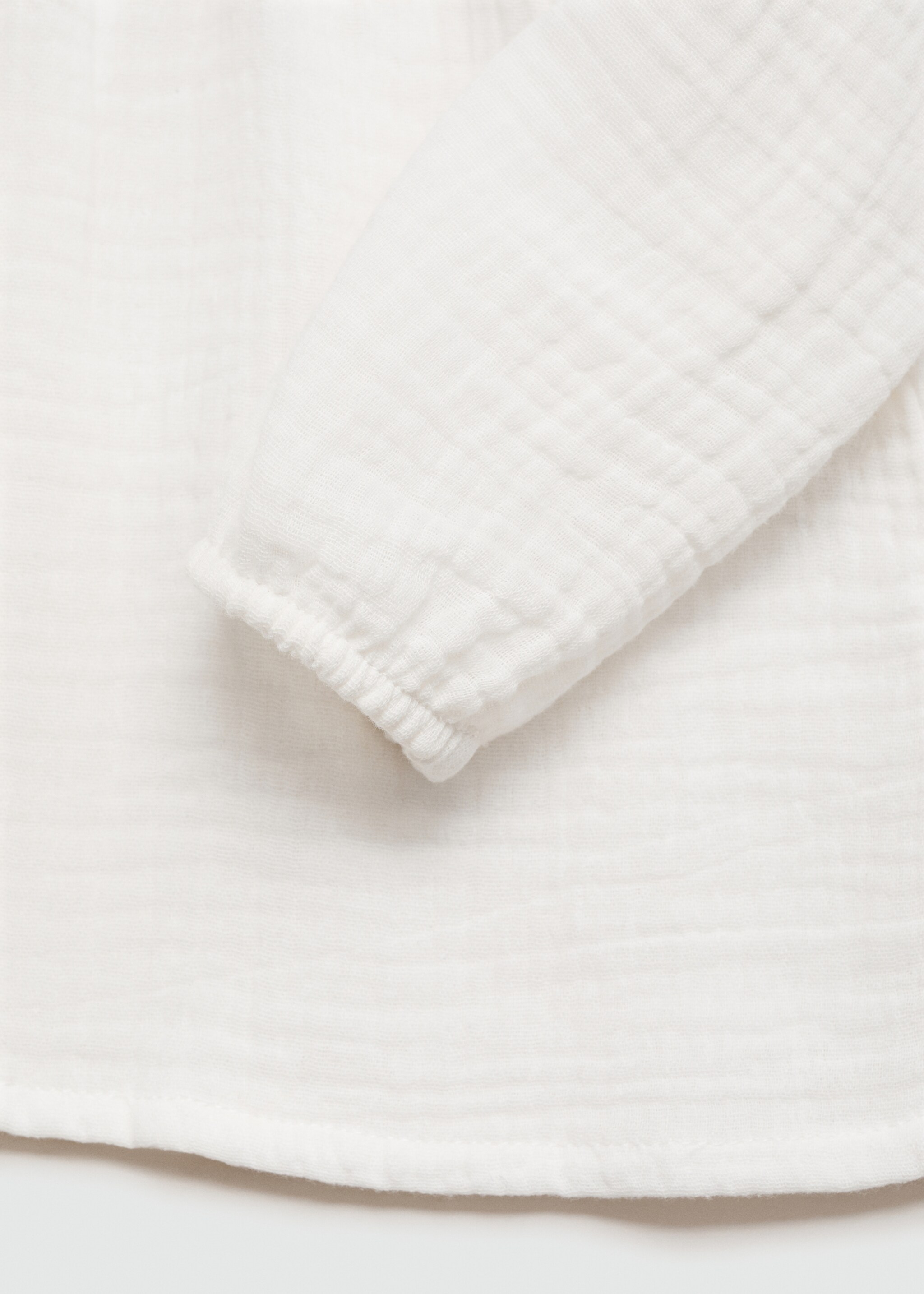 Cheesecloth cotton blouse - Details of the article 0