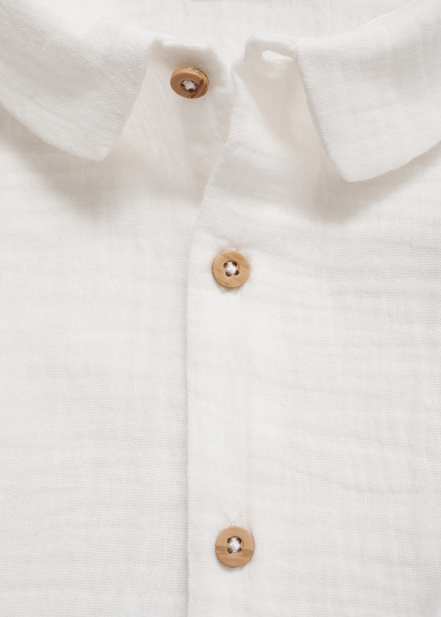 Chemise coton tissu plissé - Détail de l'article 8
