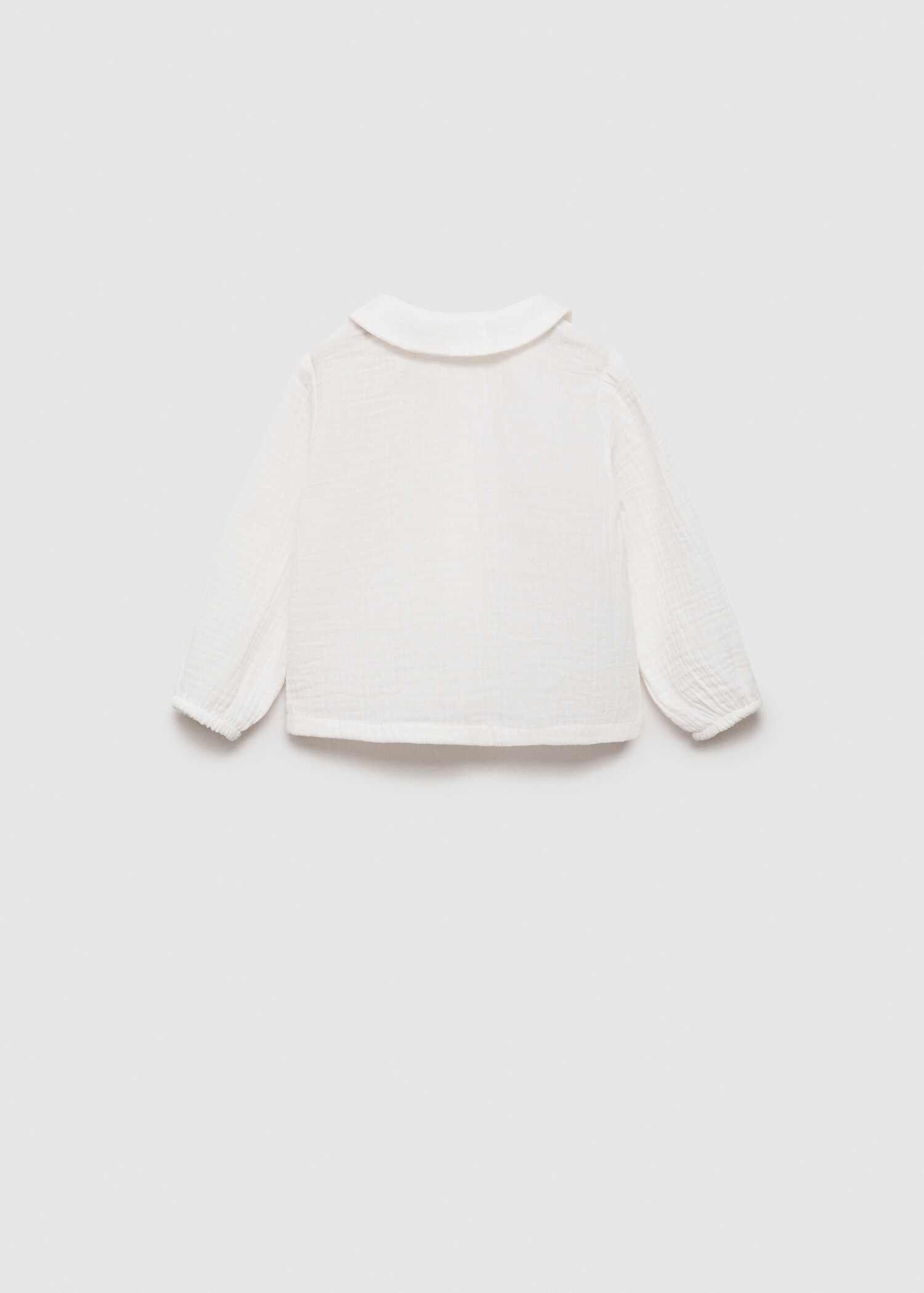 Chemise coton tissu plissé - Verso de l’article