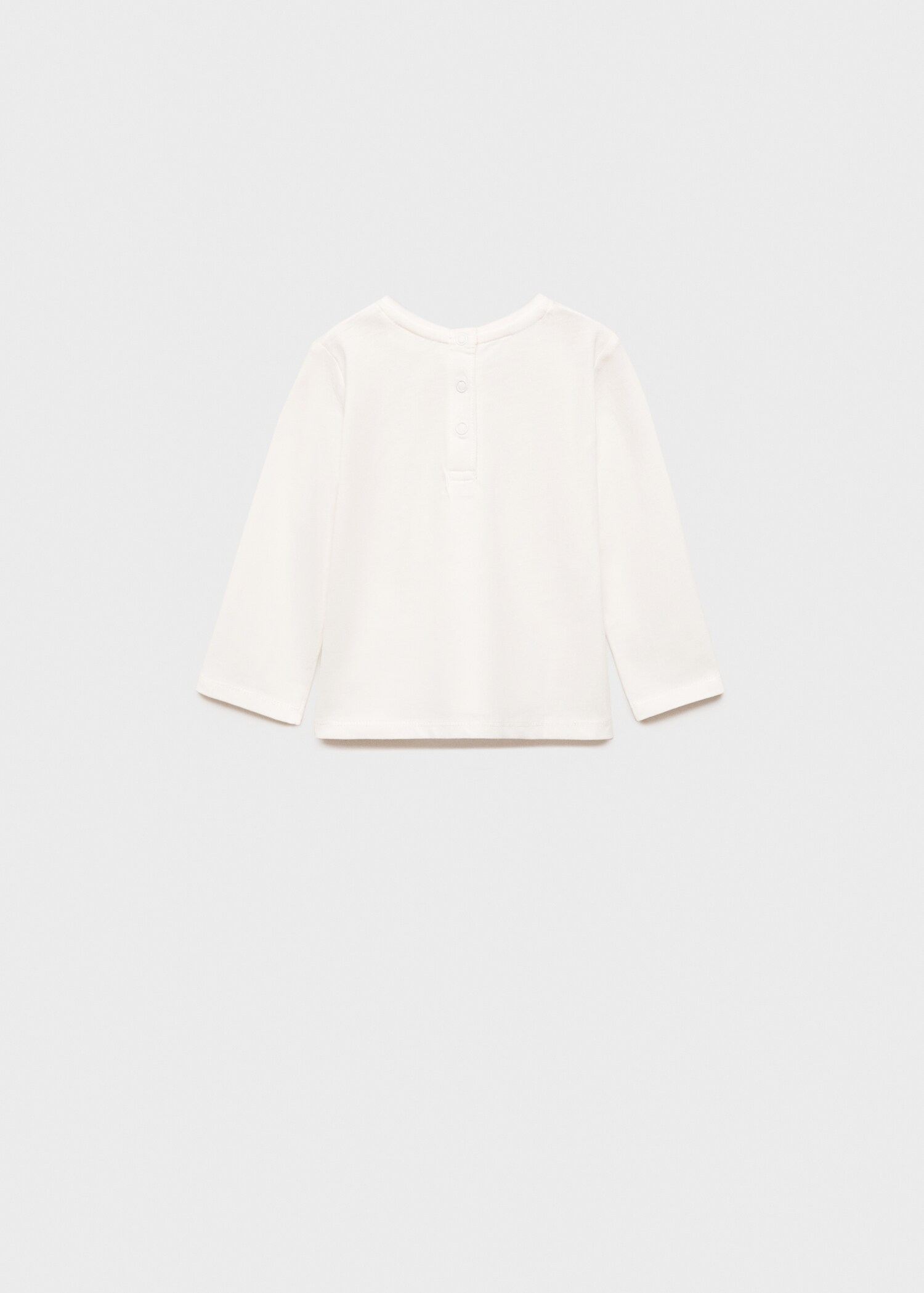 T-shirt manches longues imprimé - Verso de l’article