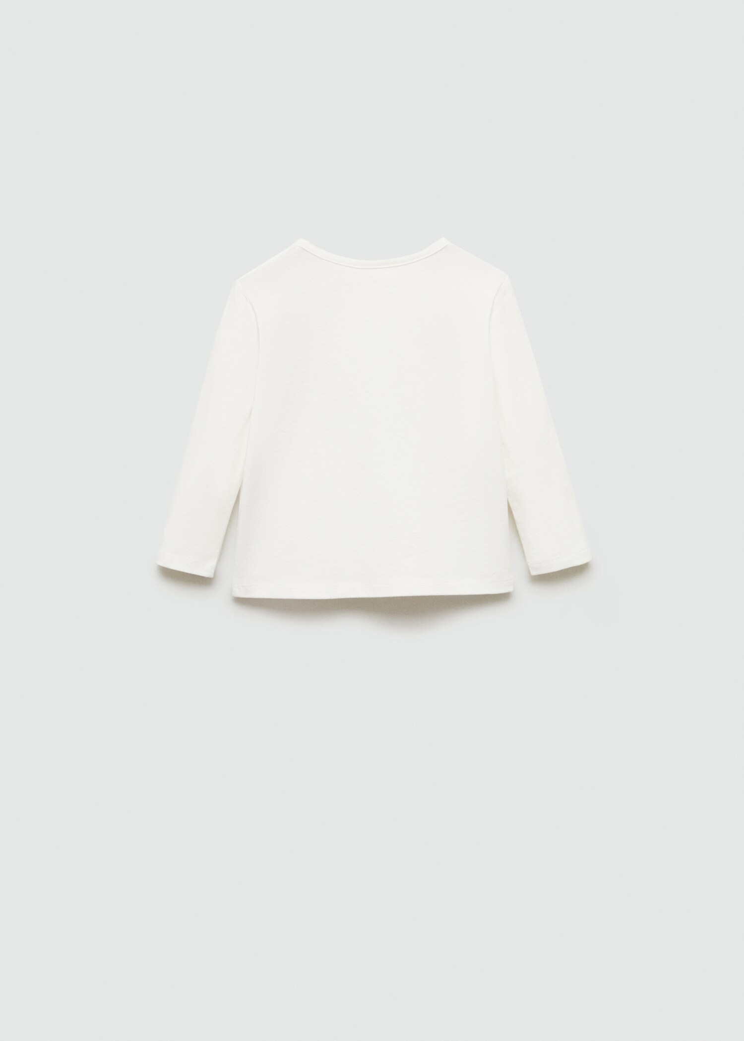Printed cotton-blend T-shirt - Reverse of the article
