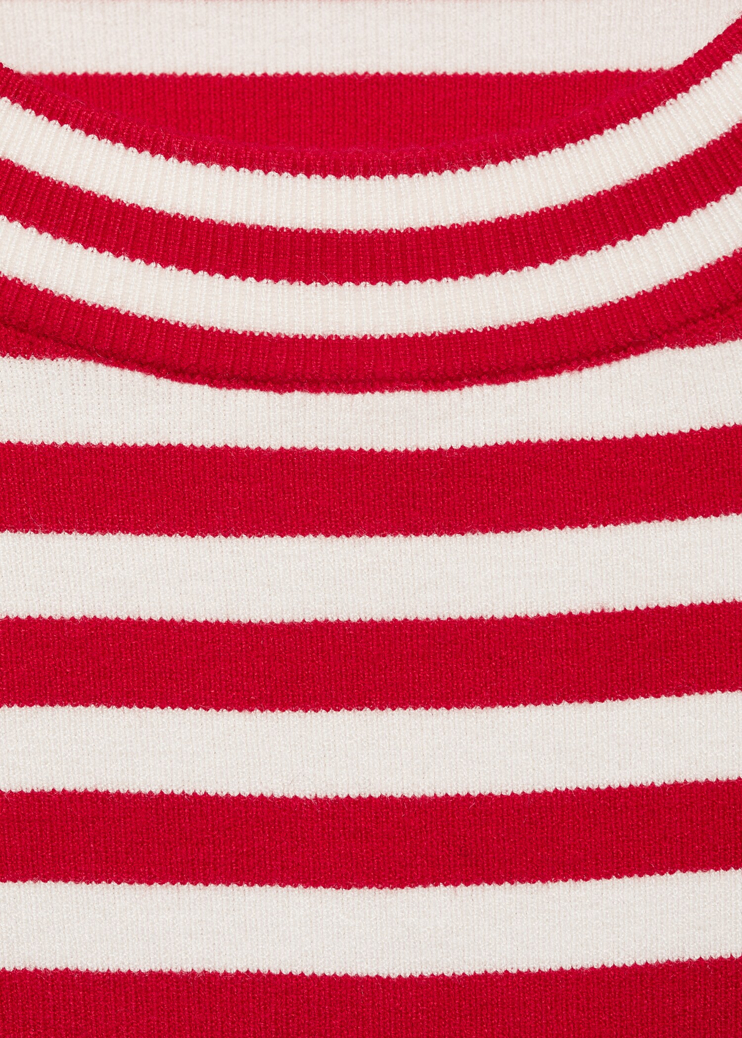 Crop striped sweater - Details of the article 8