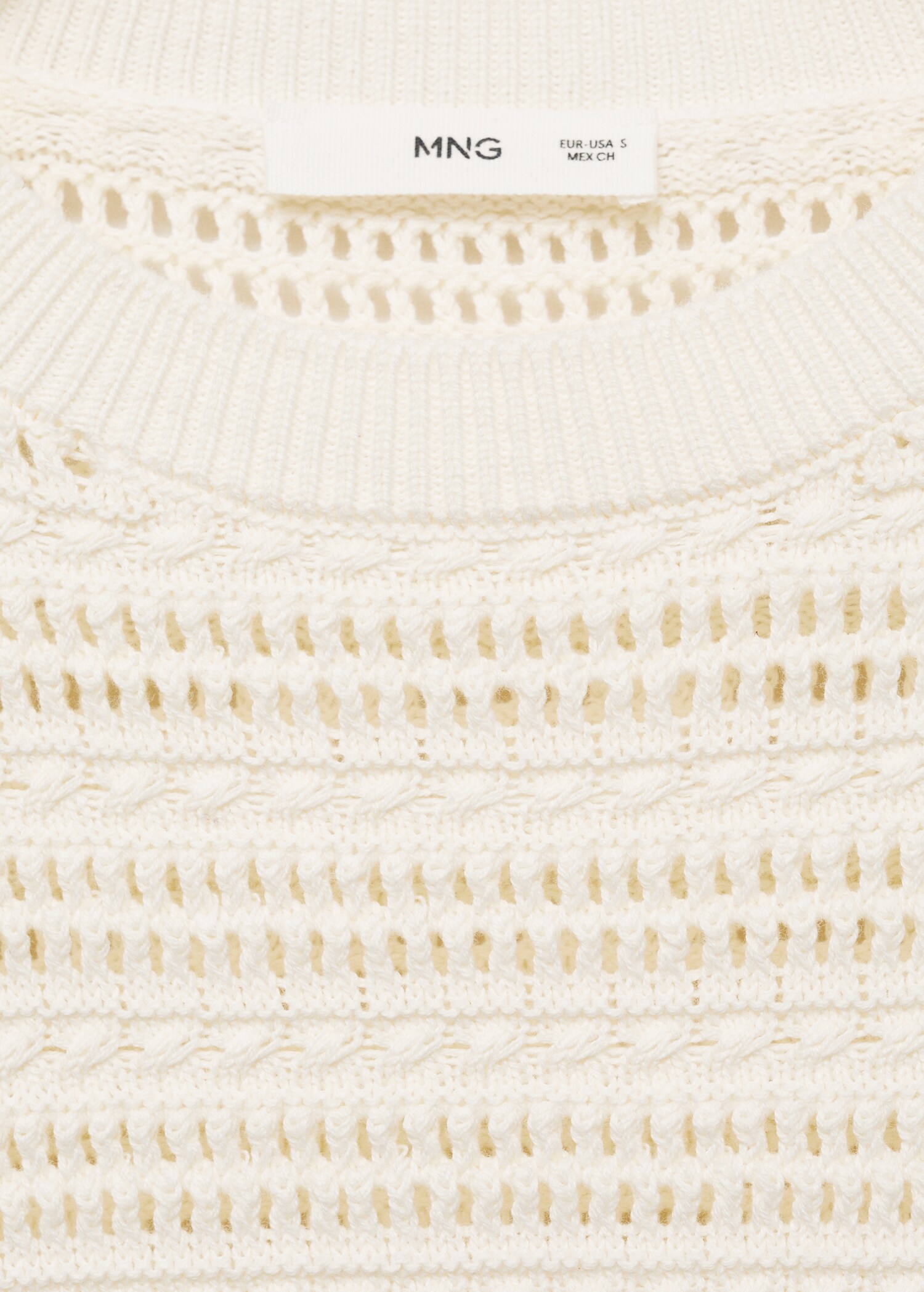 Pullover mit Lochstrickmuster - Detail des Artikels 8