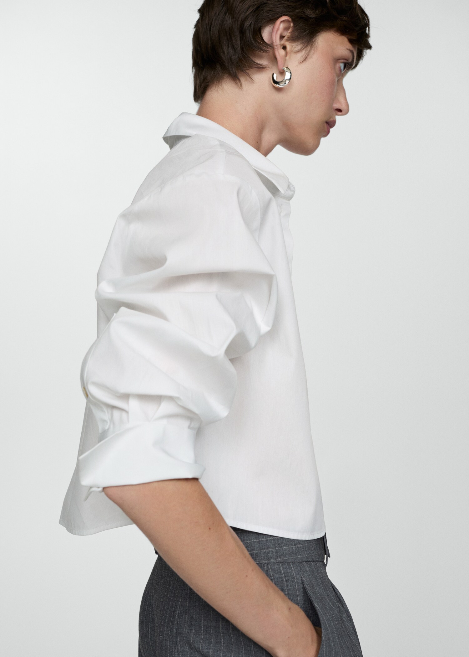 Chemise crop poche - Détail de l'article 6