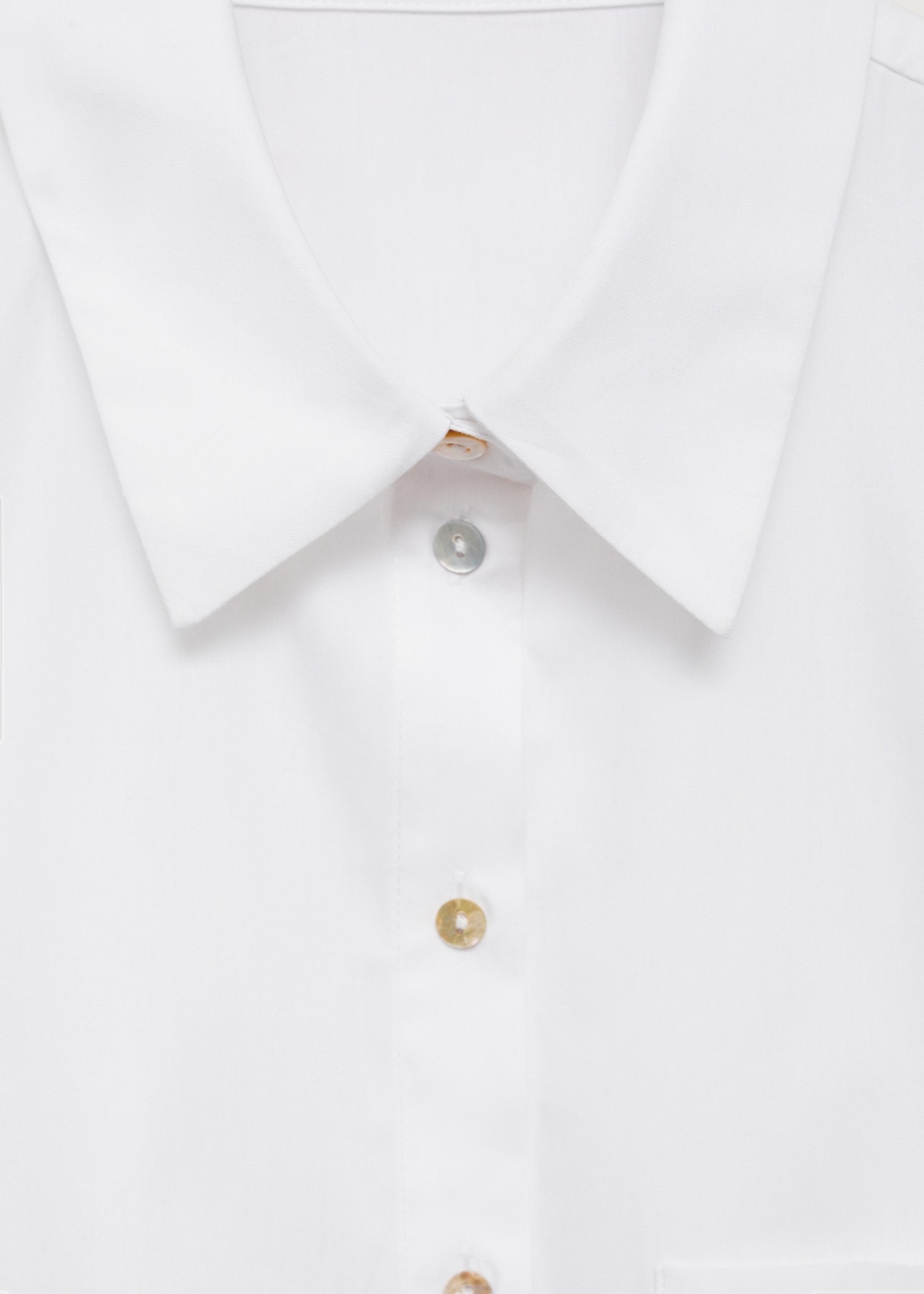 Cropped shirt with pocket - Деталь изделия 8