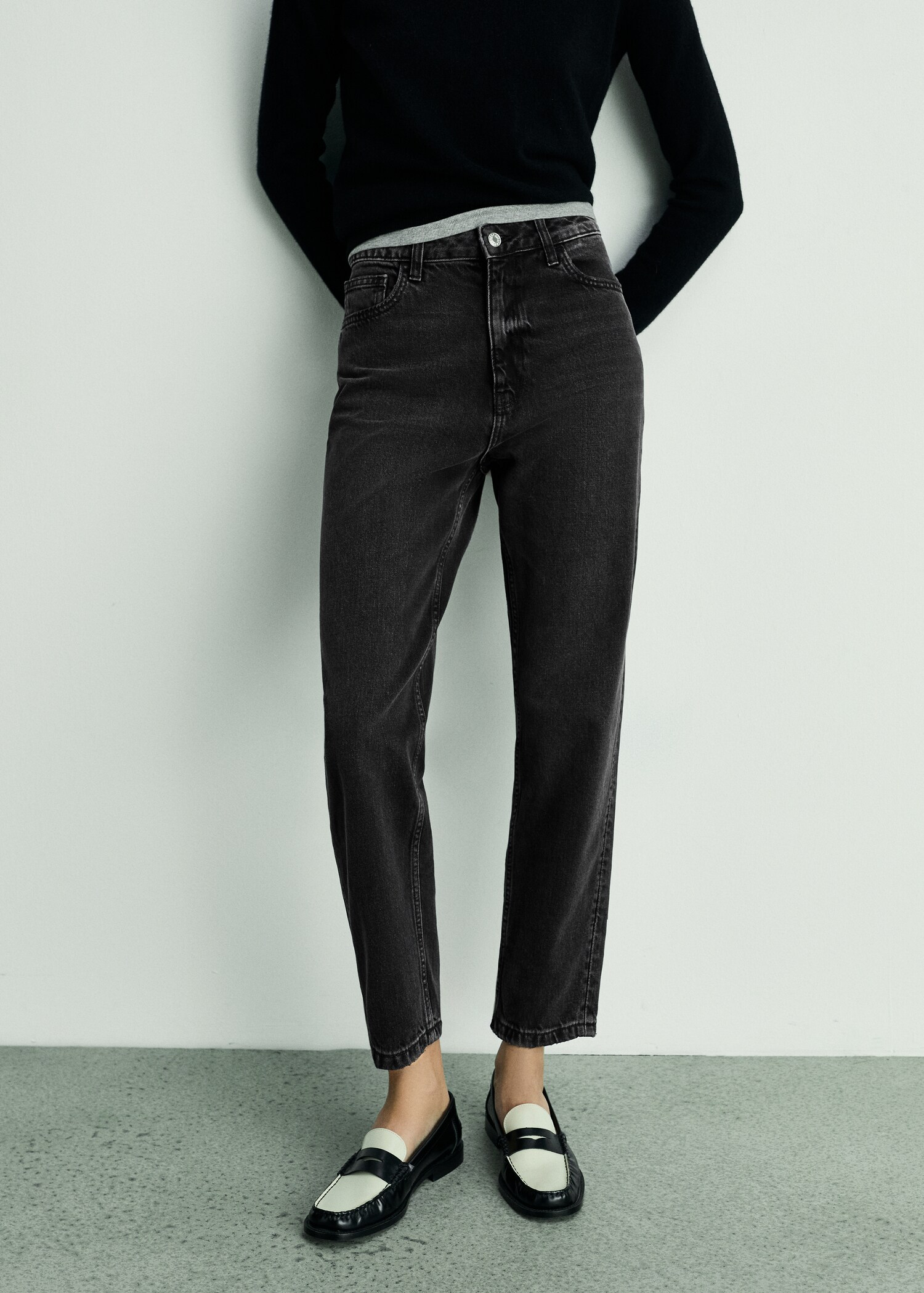 Mom2000 high-rise jeans - Medium plane