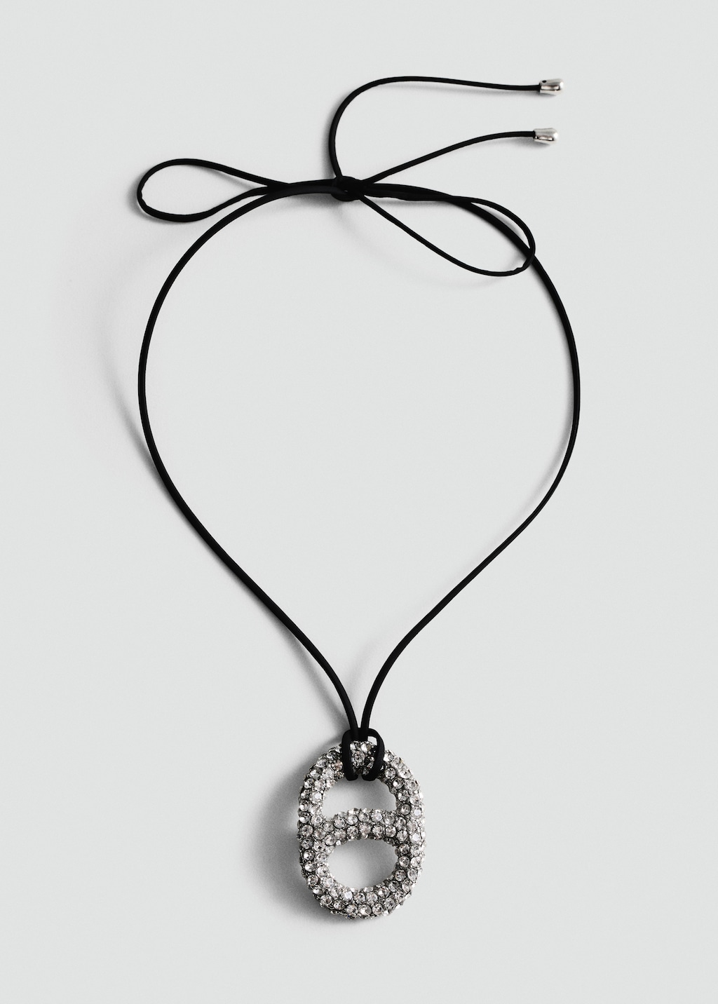 Black string necklace deals