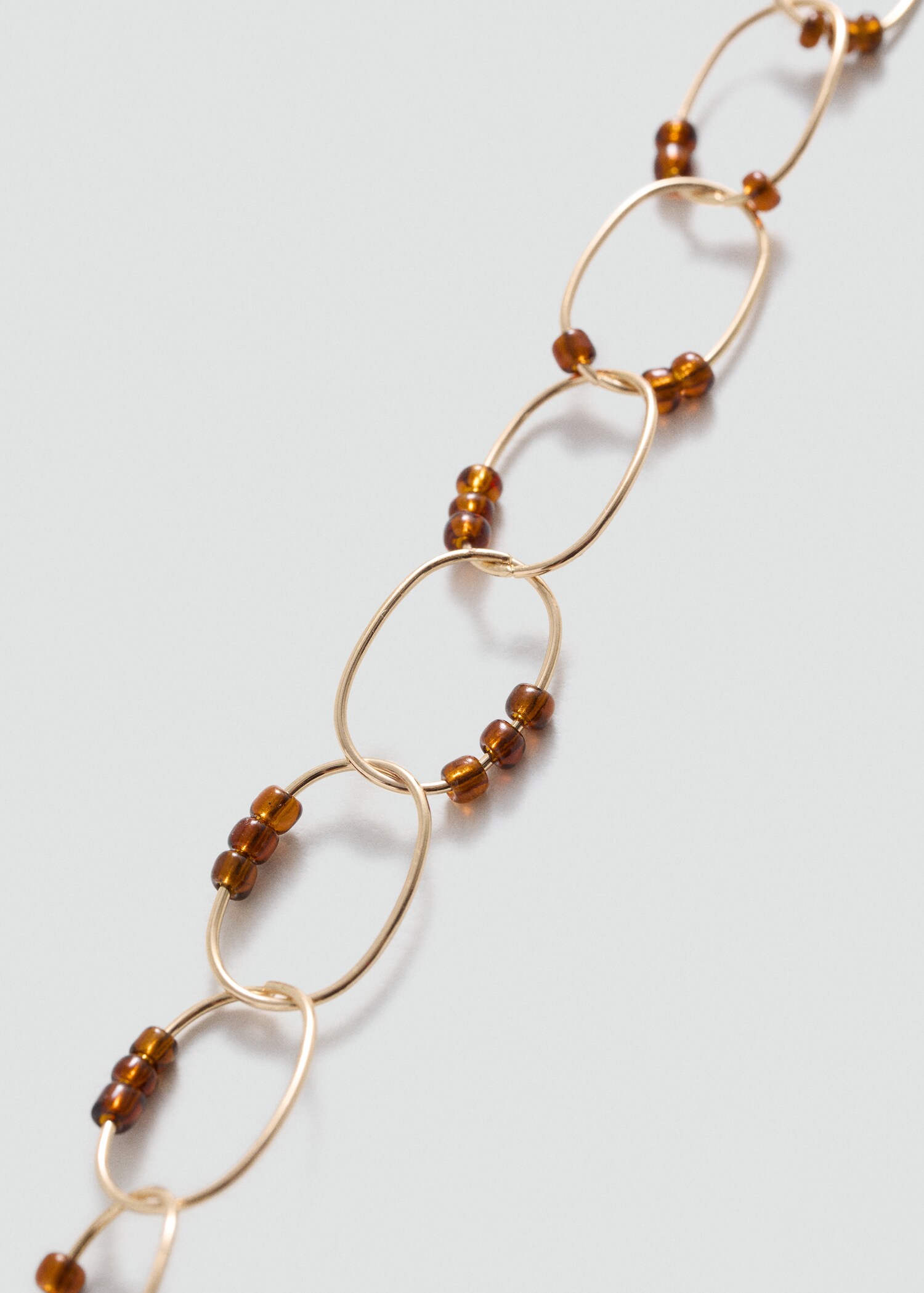 Choker with interlocking hoops - Medium plane