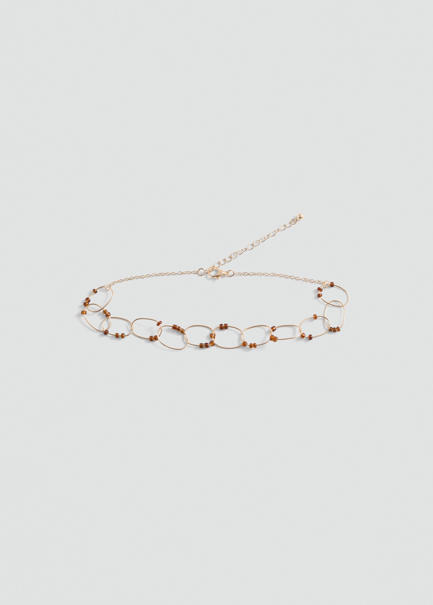Choker with interlocking hoops - Article without model