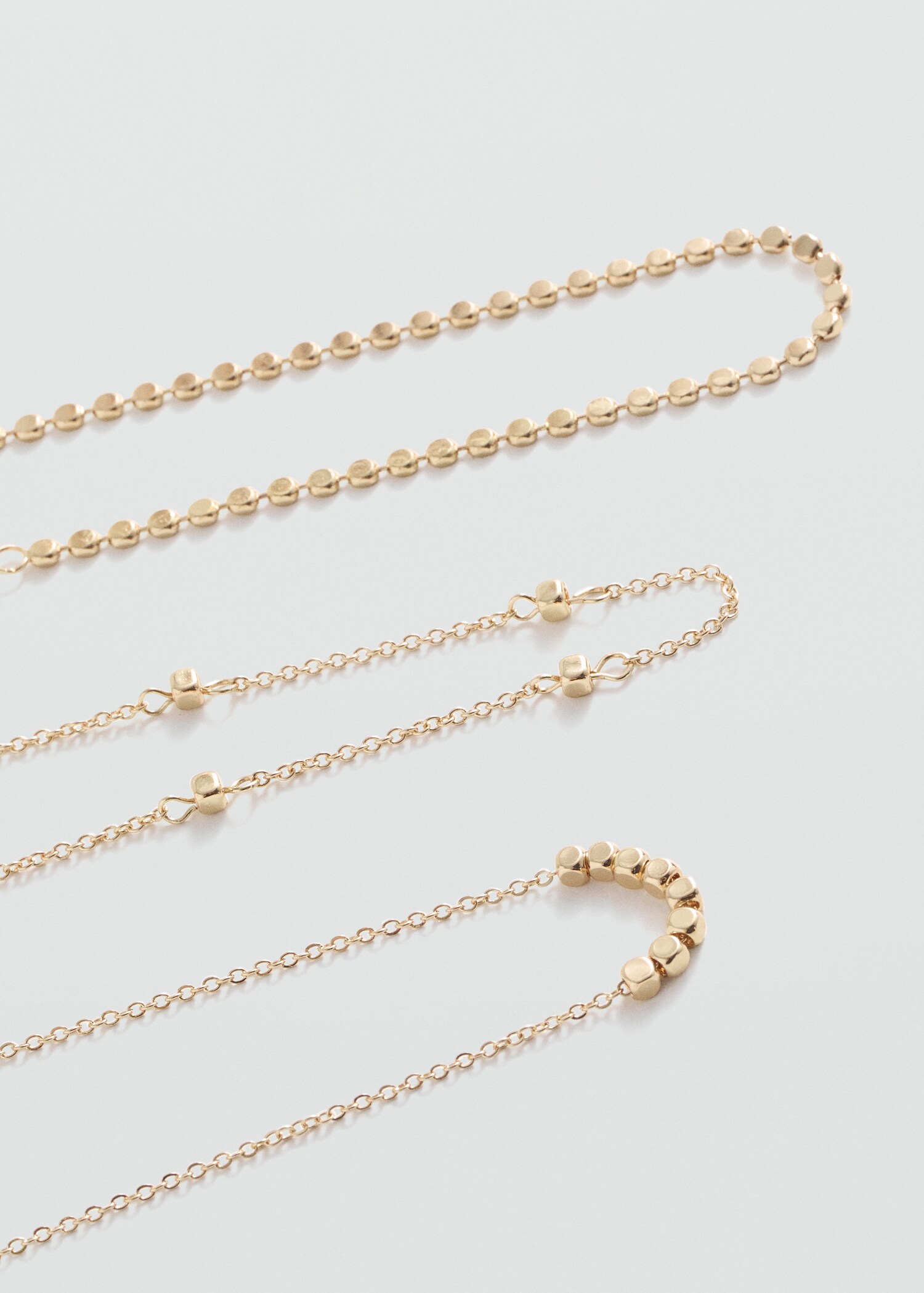 Pack of 3 combined necklaces - Medium plane