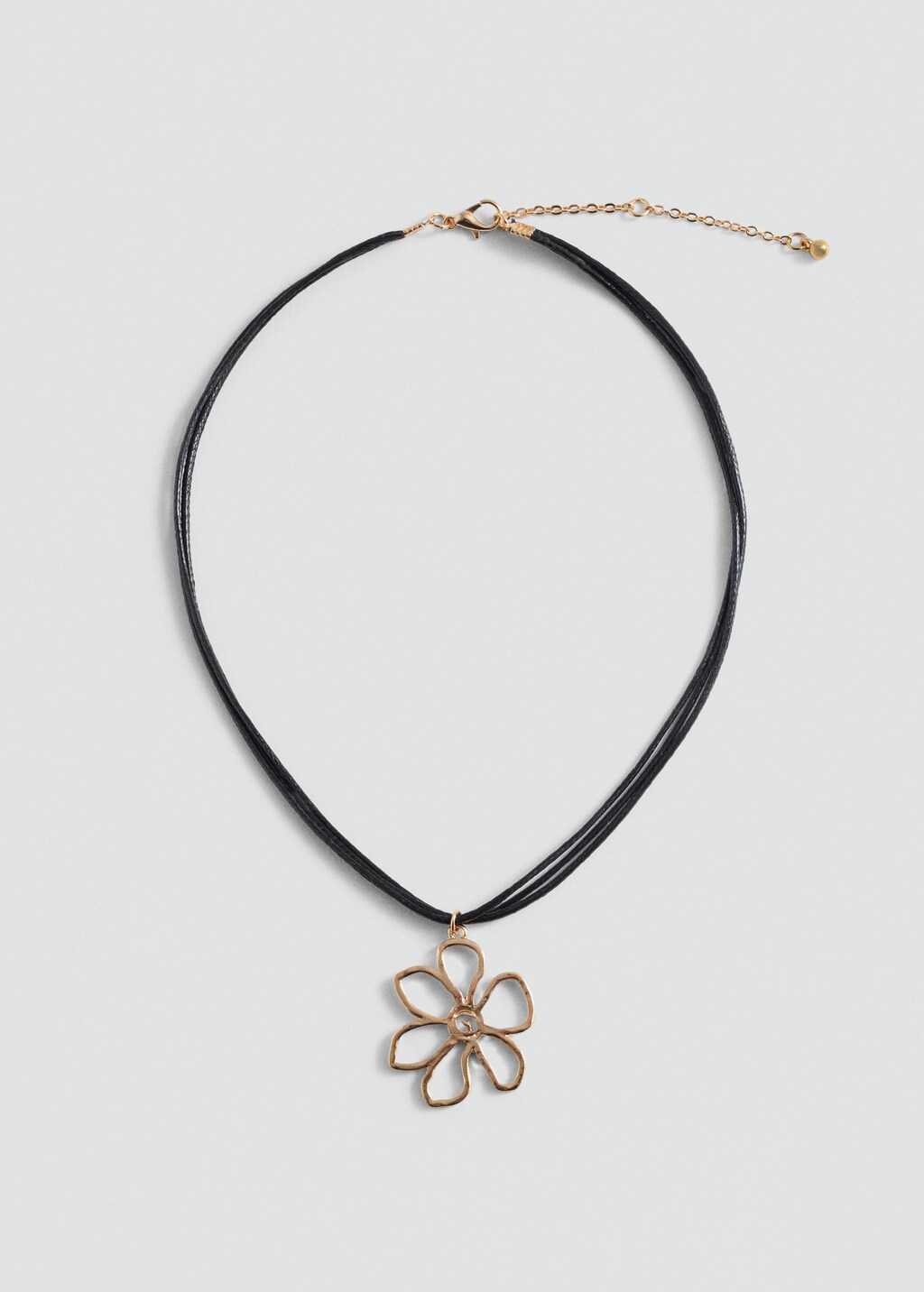 Collana laccio fiore