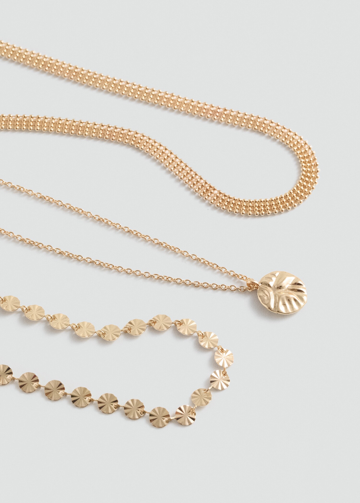 Pack of 3 combined necklaces - Medium plane