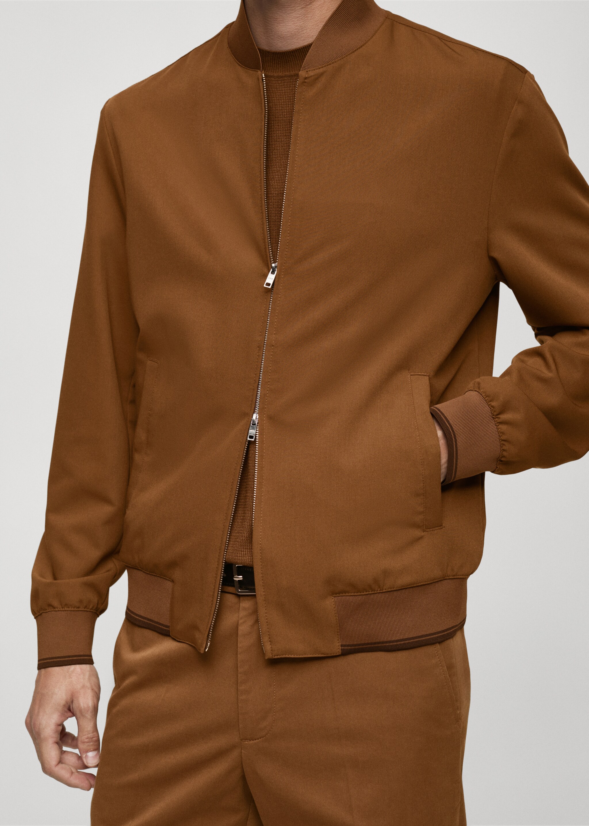 Veste bomber tissu stretch - Détail de l'article 6