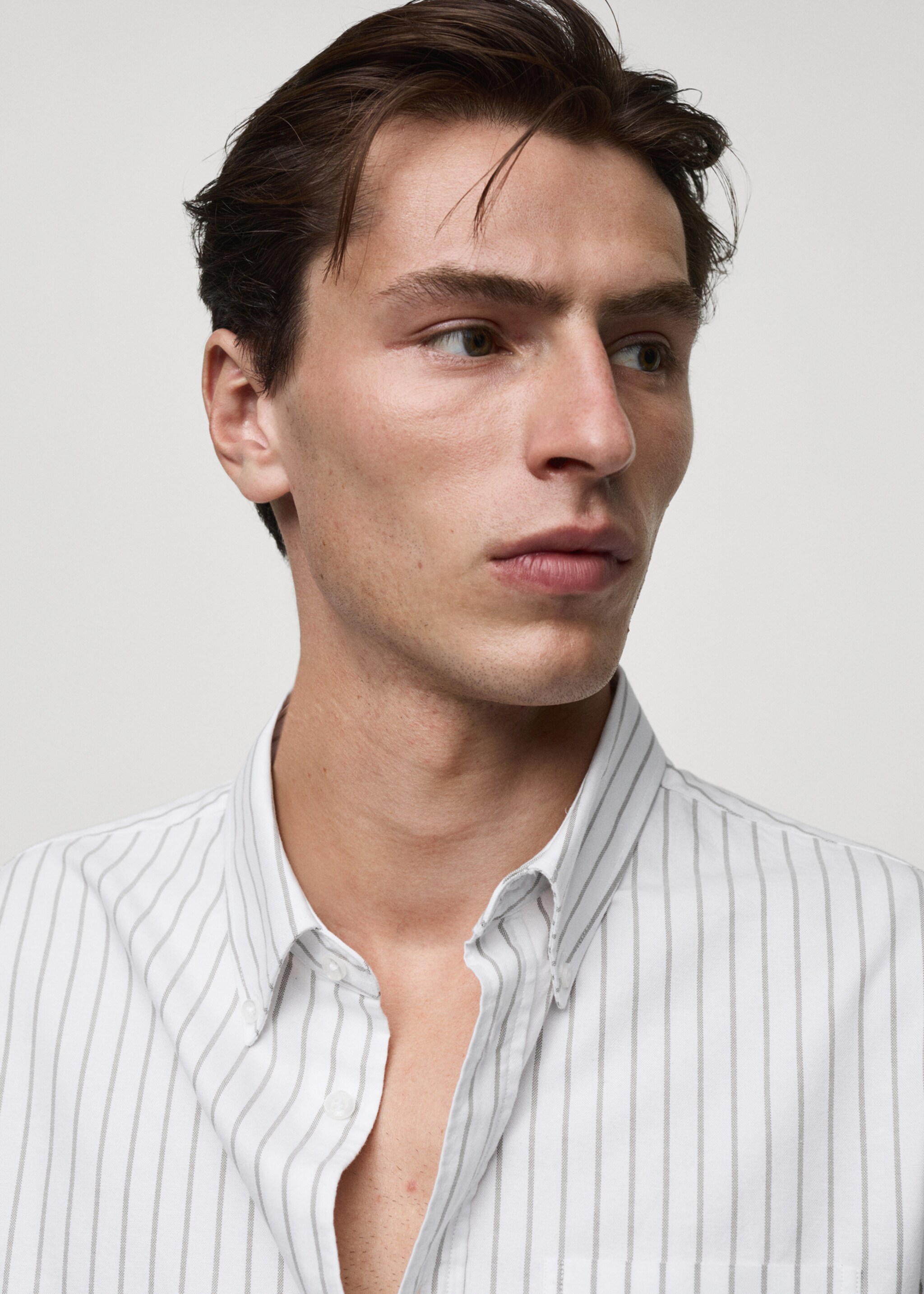 100% cotton kodak striped shirt - Details of the article 1
