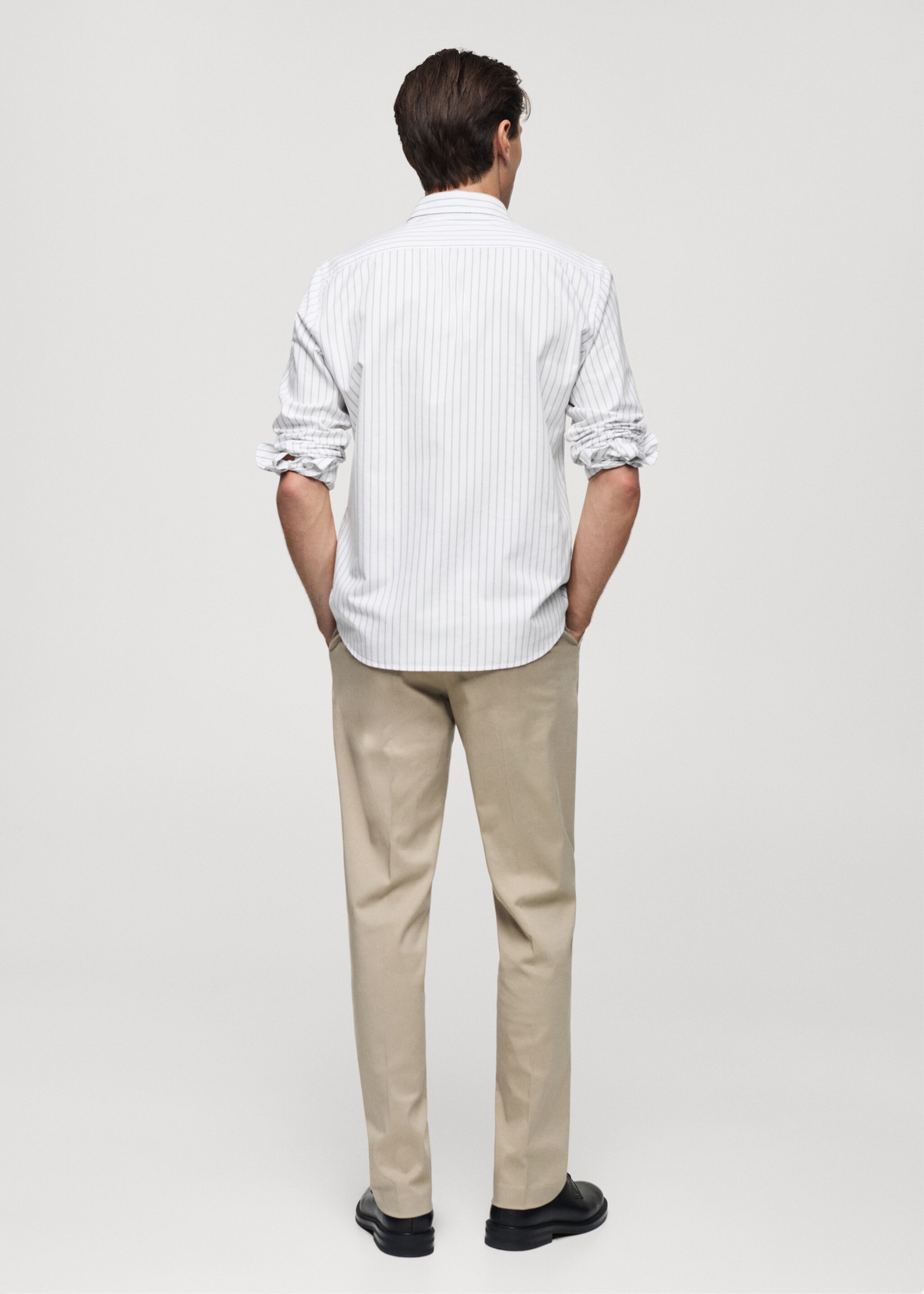 100% cotton kodak striped shirt - Reverse of the article
