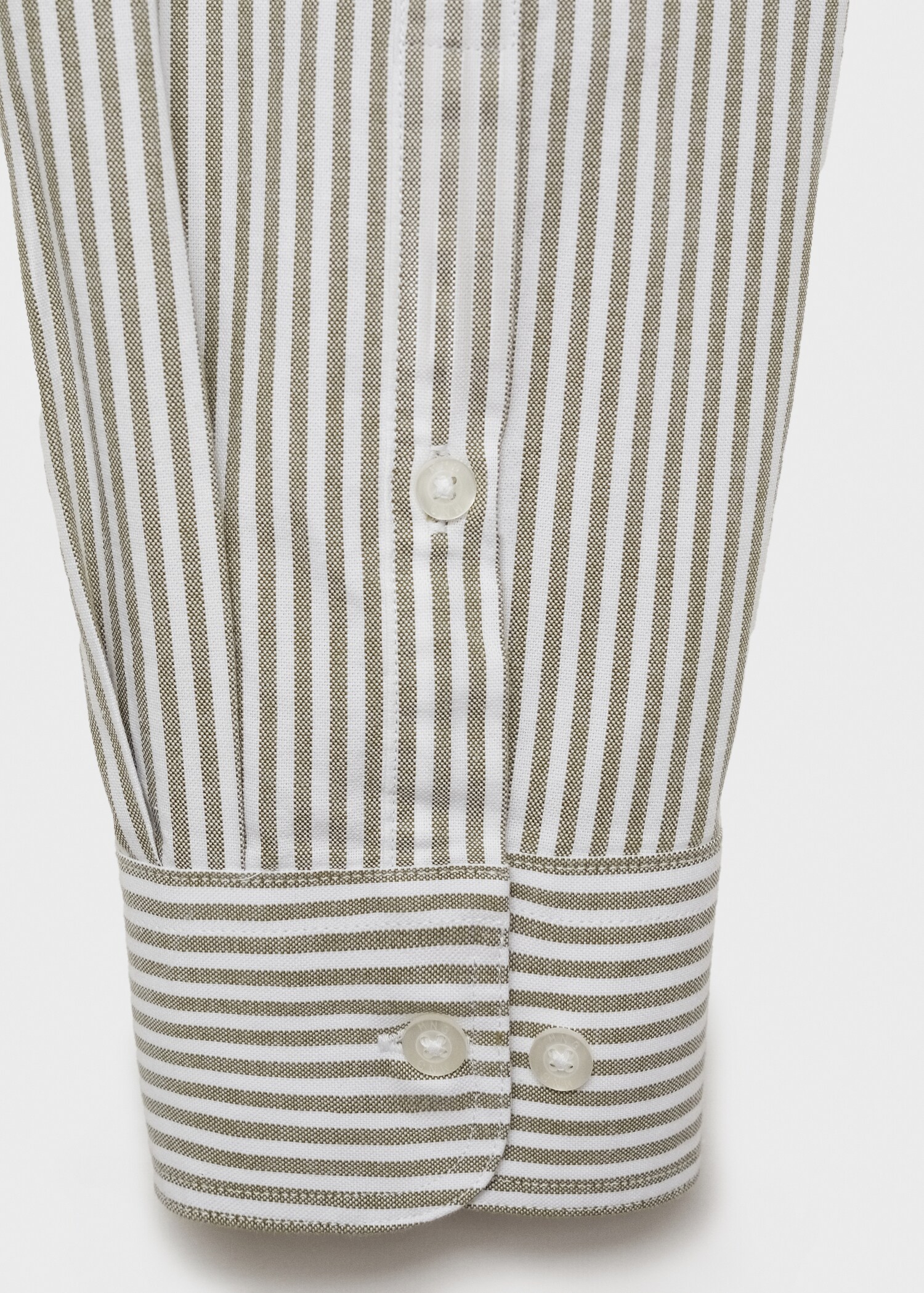 Chemise 100 % coton rayures bicolores - Détail de l'article 0