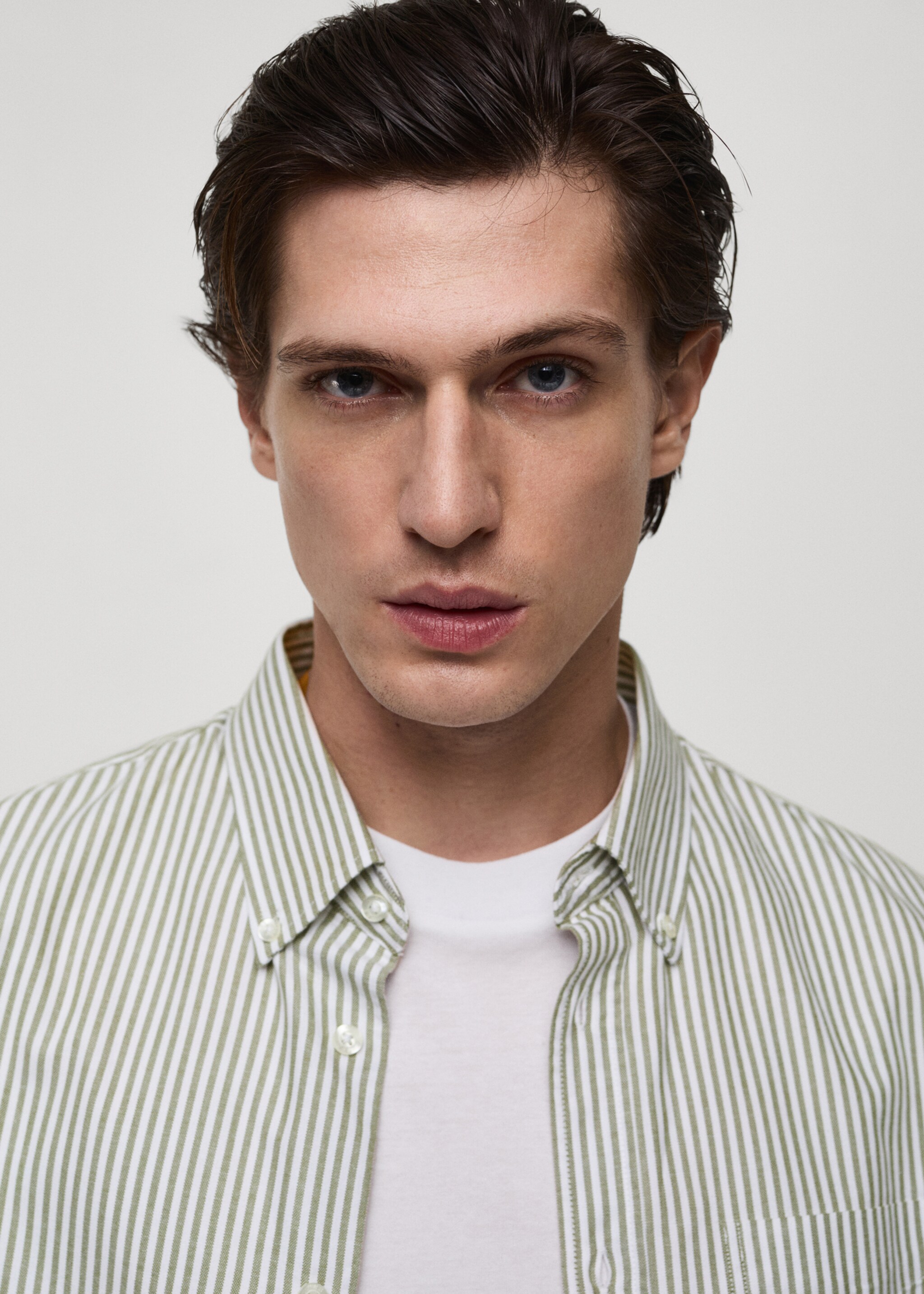 100% cotton kodak striped shirt - Details of the article 1
