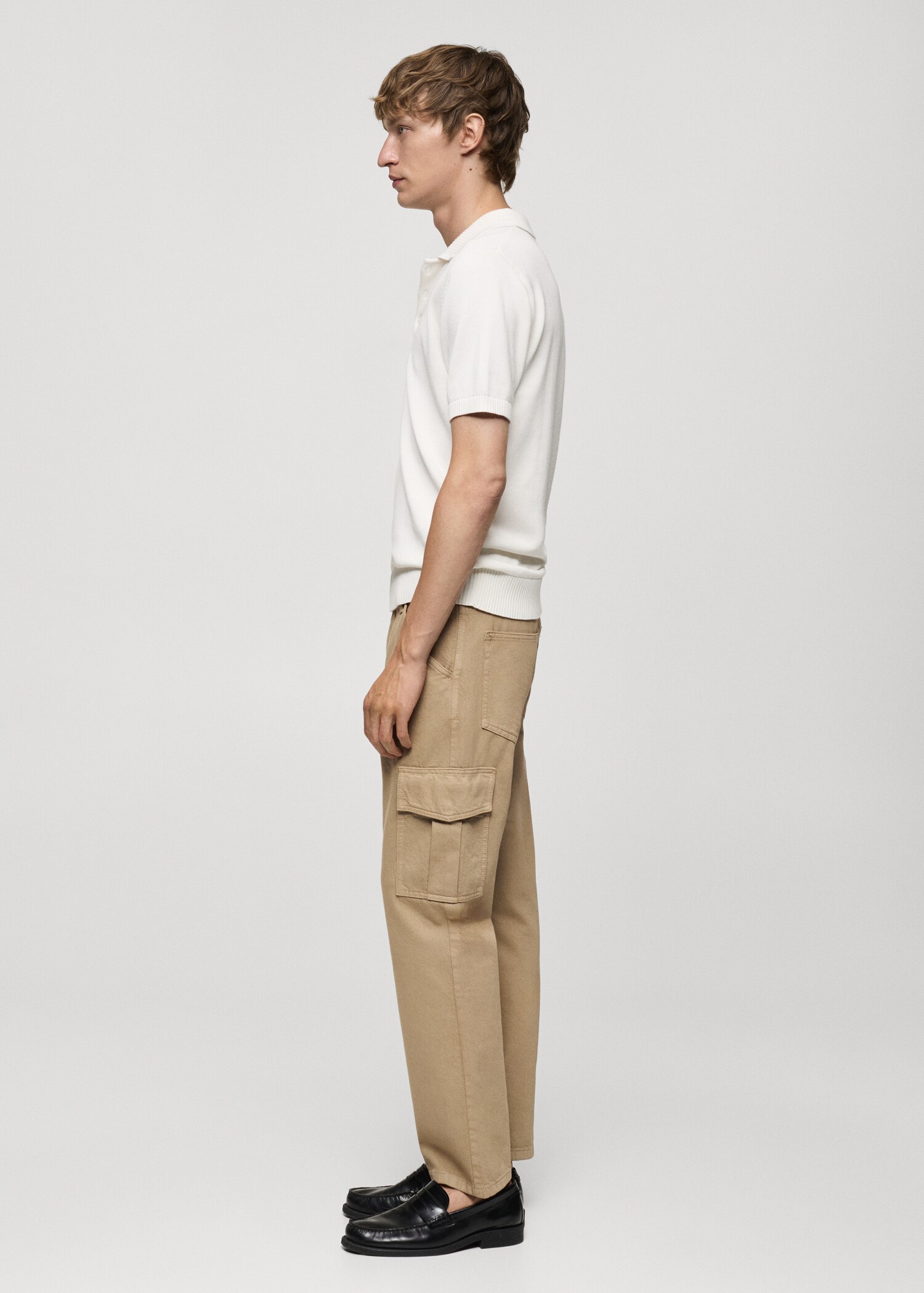 Straight fit cargo jeans - Details of the article 2