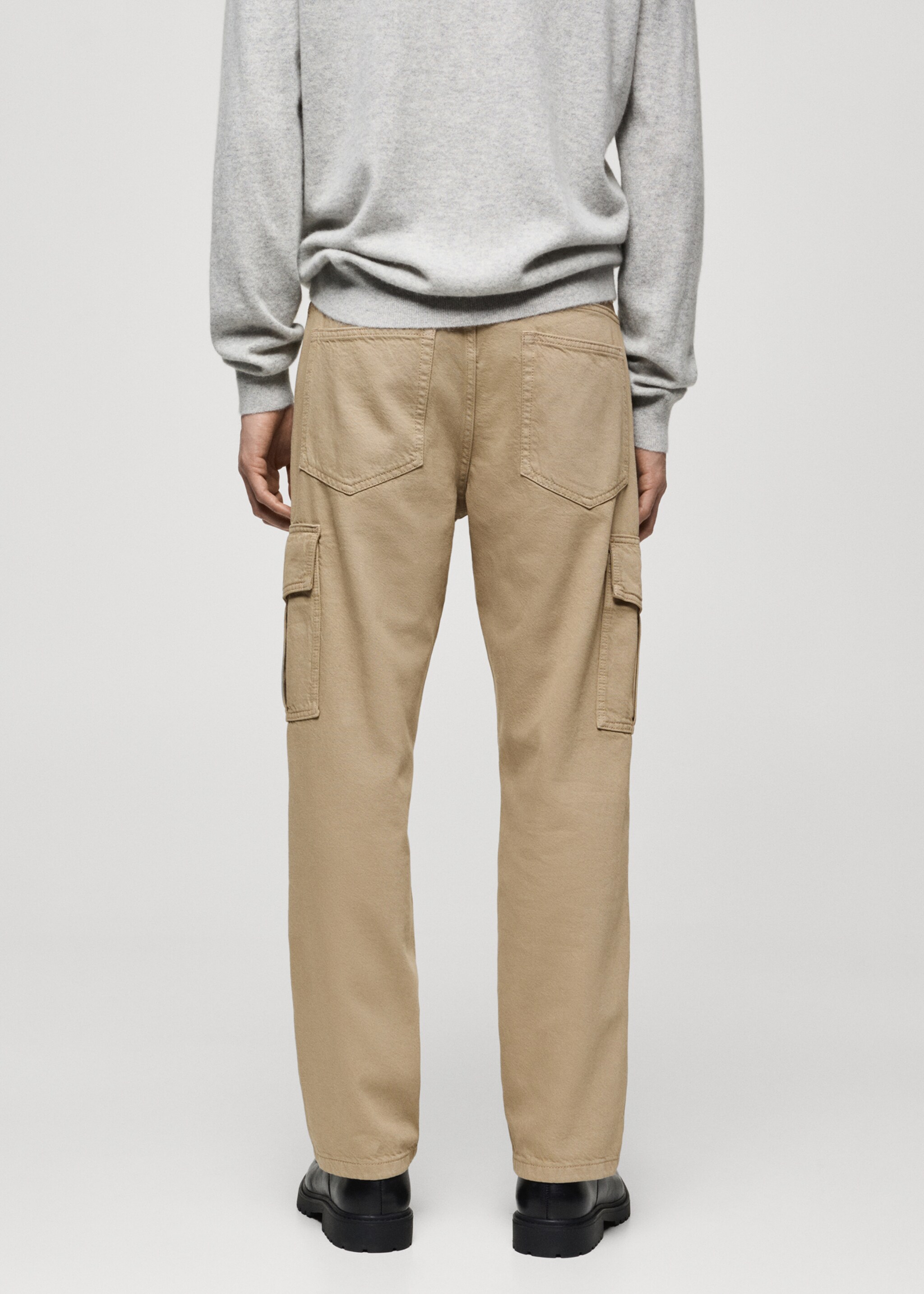 Jeans cargo straight fit - Reverso del artículo
