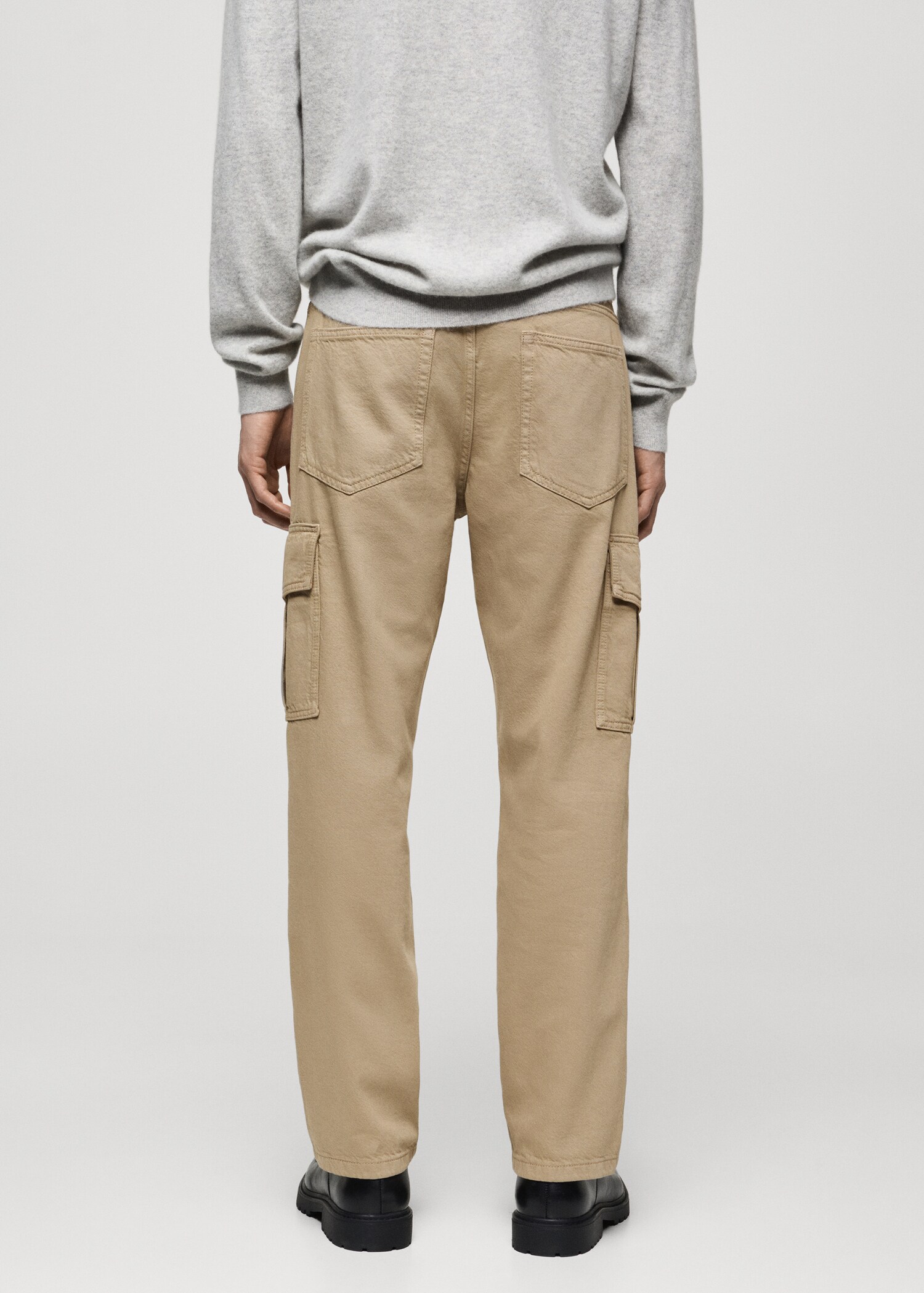 Jeans cargo straight fit - Reverso del artículo