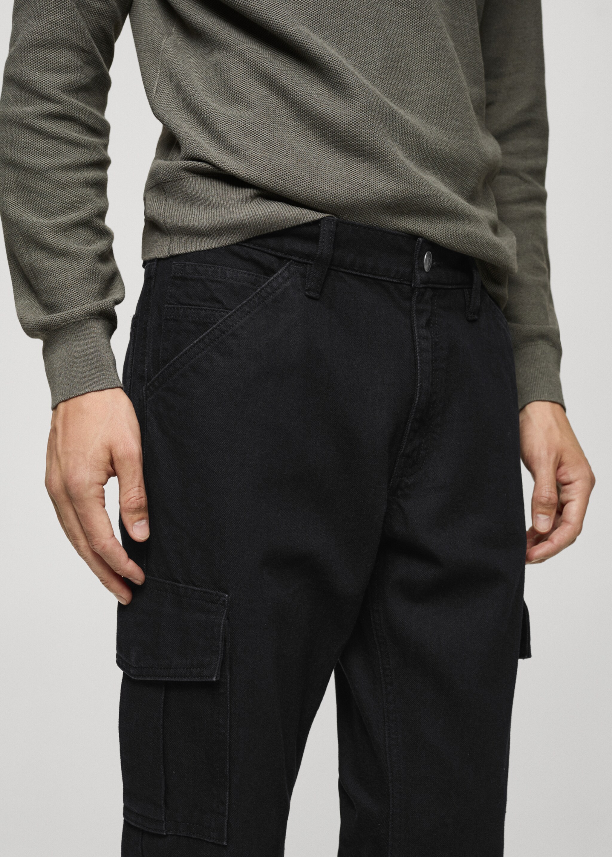Jeans cargo straight fit - Detalle del artículo 1