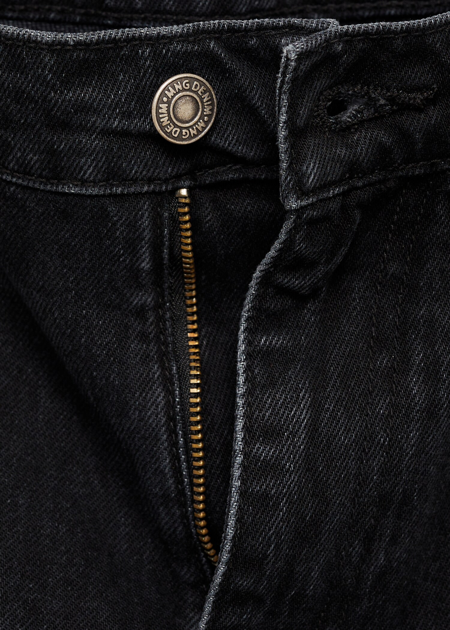 Bob regular-fit black jeans - Details of the article 8