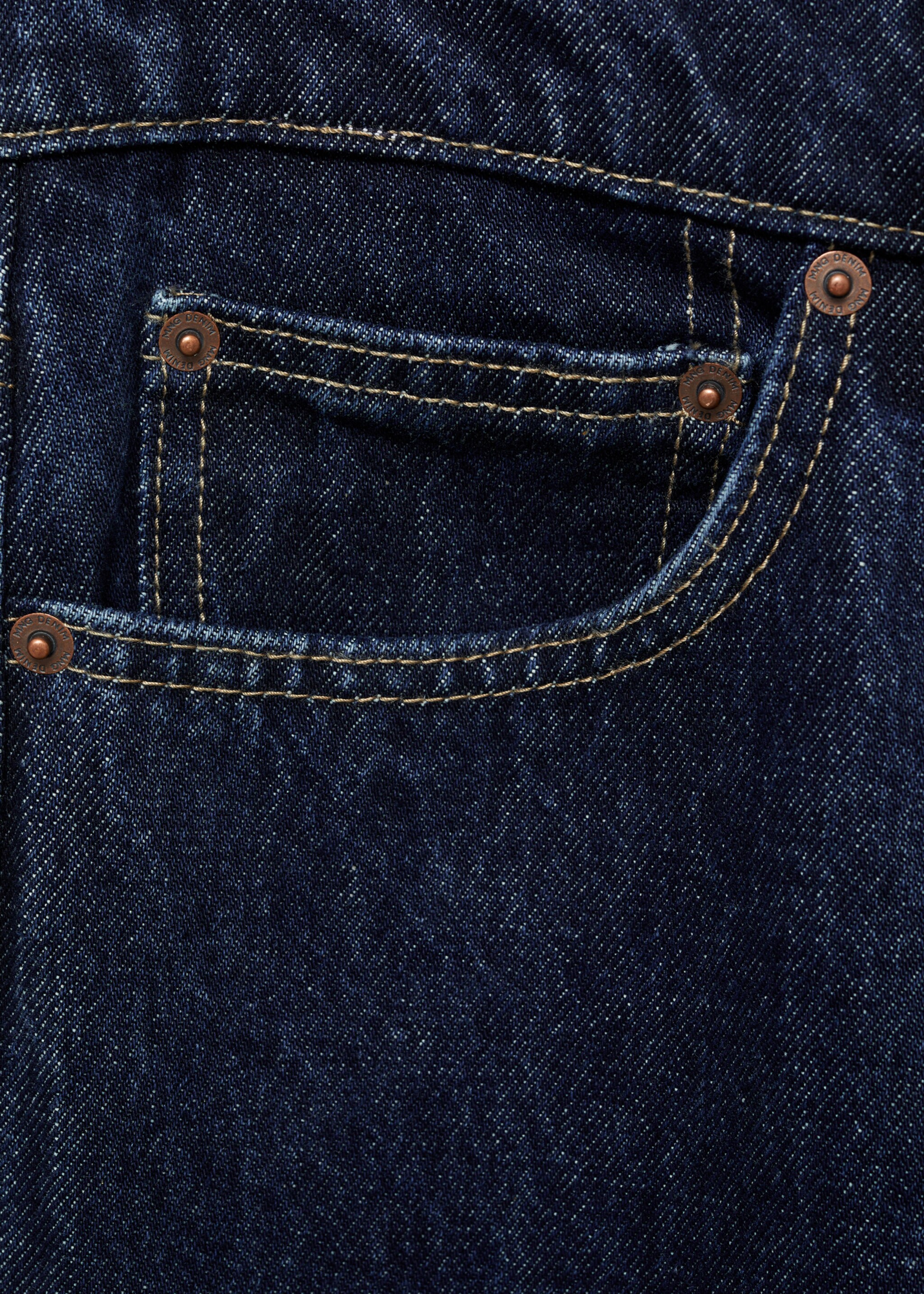 Regular fit dark wash Bob jeans - Details of the article 0