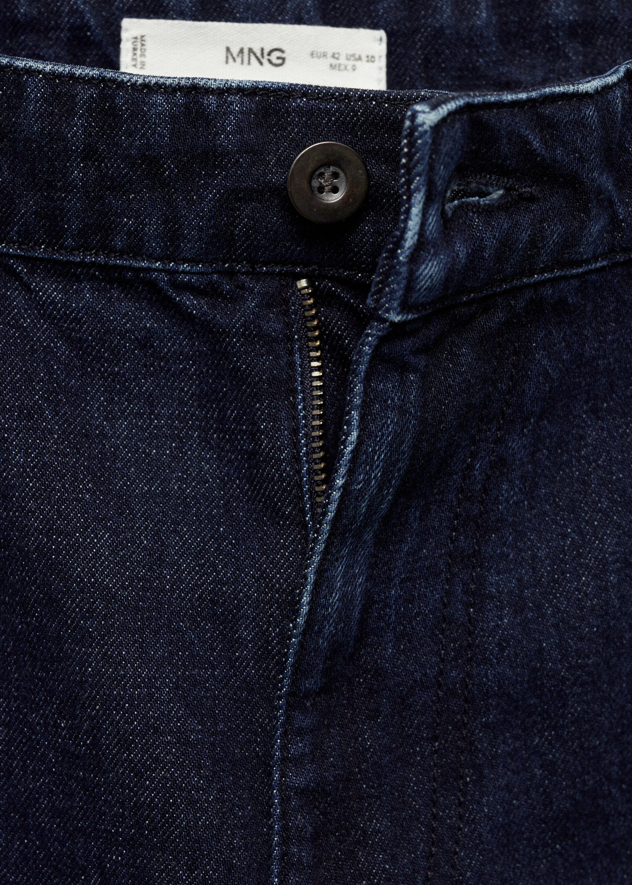 Relaxed-fit dark wash jeans - Details of the article 8