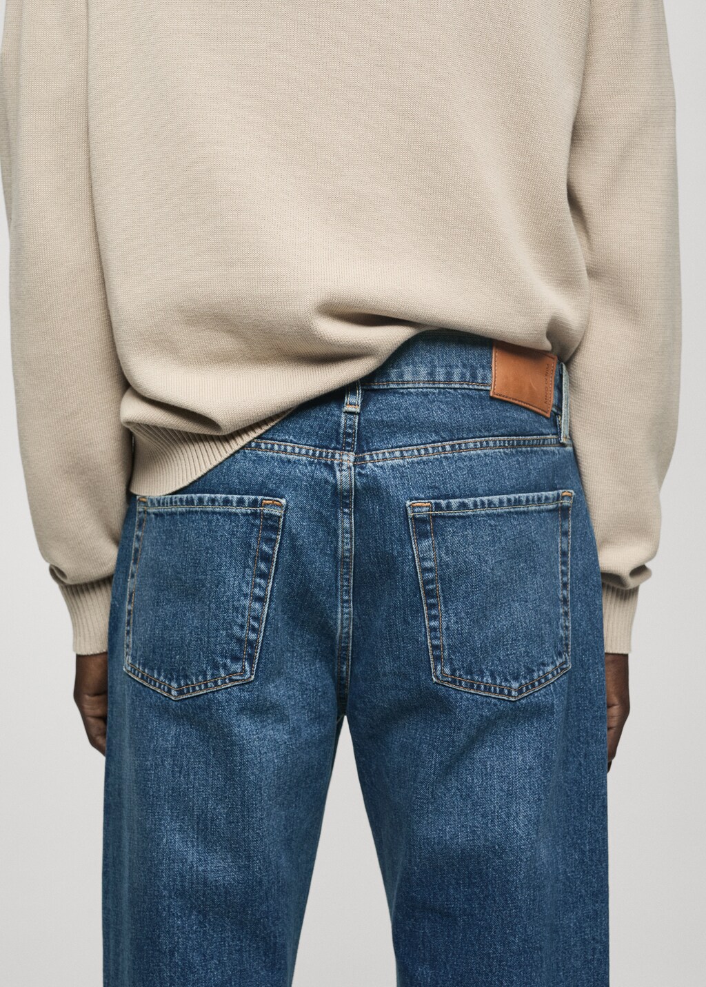 Jean straight fit homme hot sale
