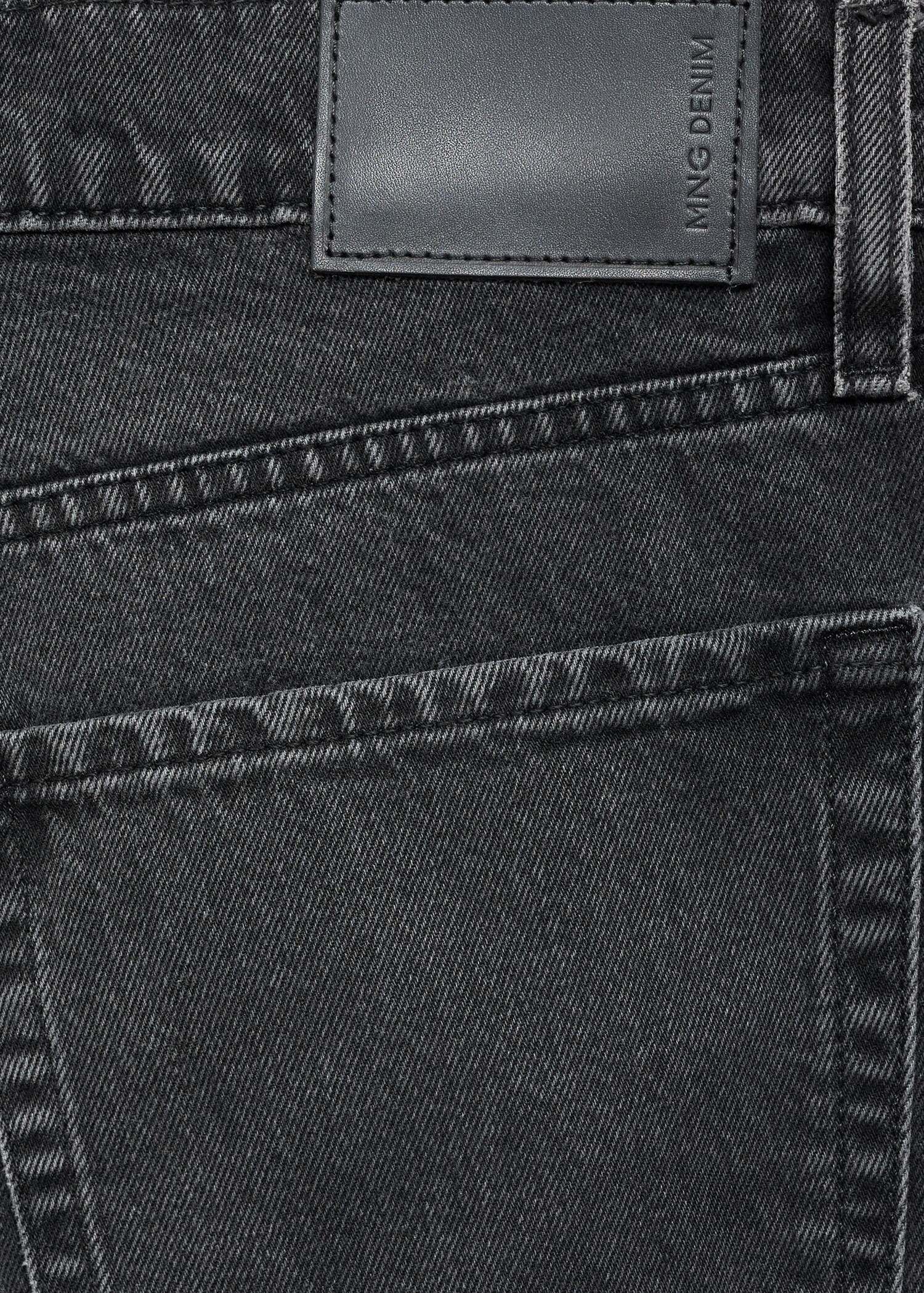 Jean straight-fit gris foncé - Détail de l'article 0